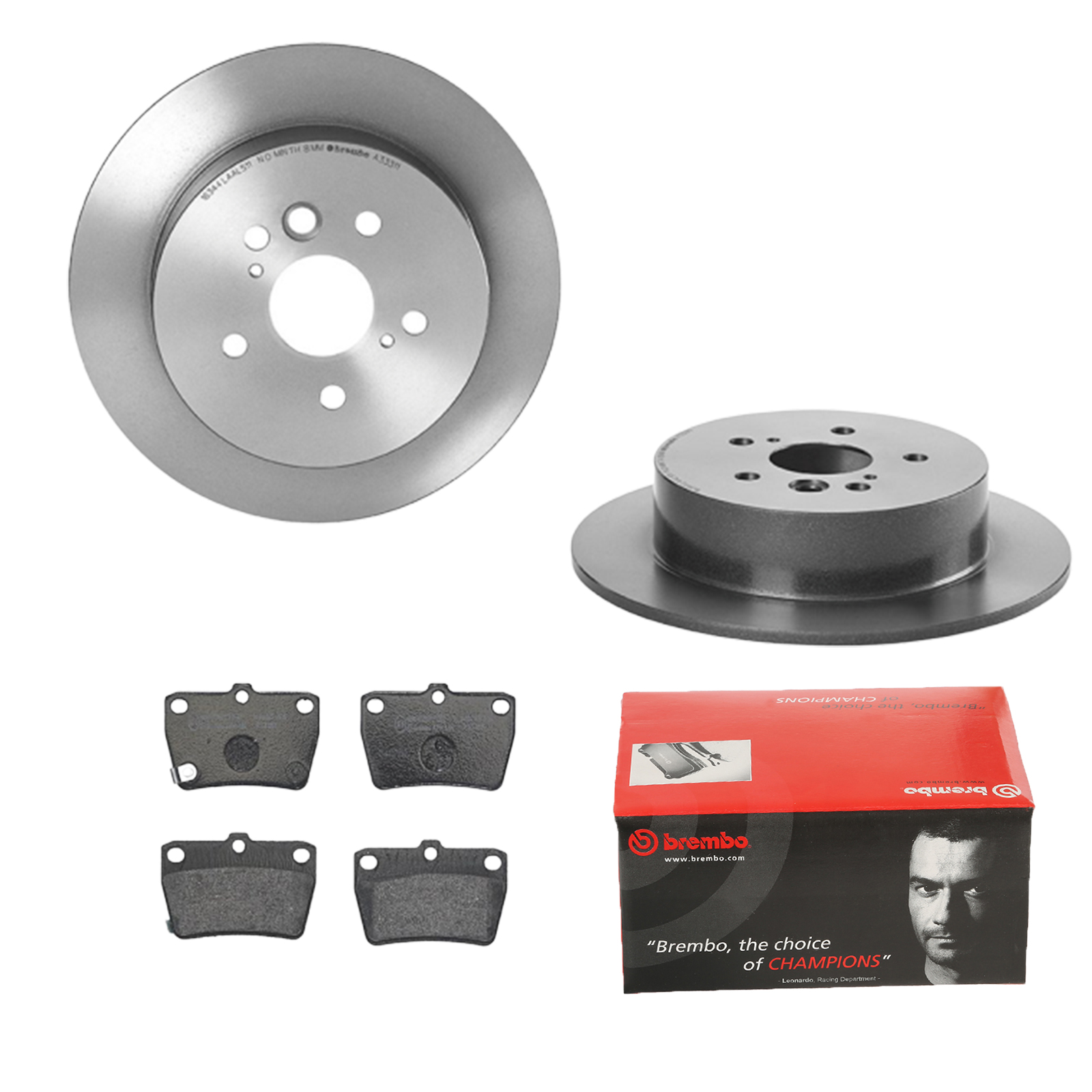 BREMBO Bremsensatz, Scheibenbremse ijdtidk5v2 Hinterachse Voll 303mm 9mm für TOYOTA DR CHERY