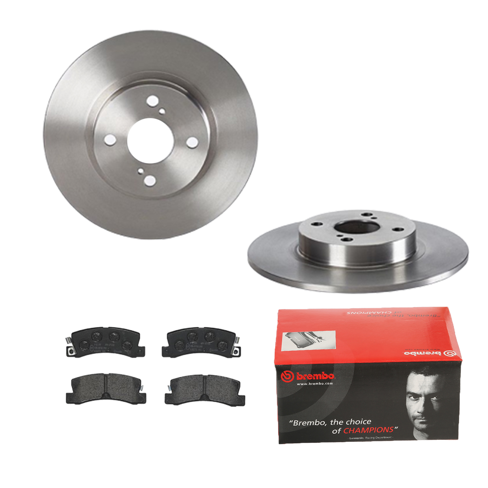 BREMBO Bremsensatz, Scheibenbremse ijdtidk618 Hinterachse Voll 266mm 9mm für TOYOTA LEXUS NISSAN