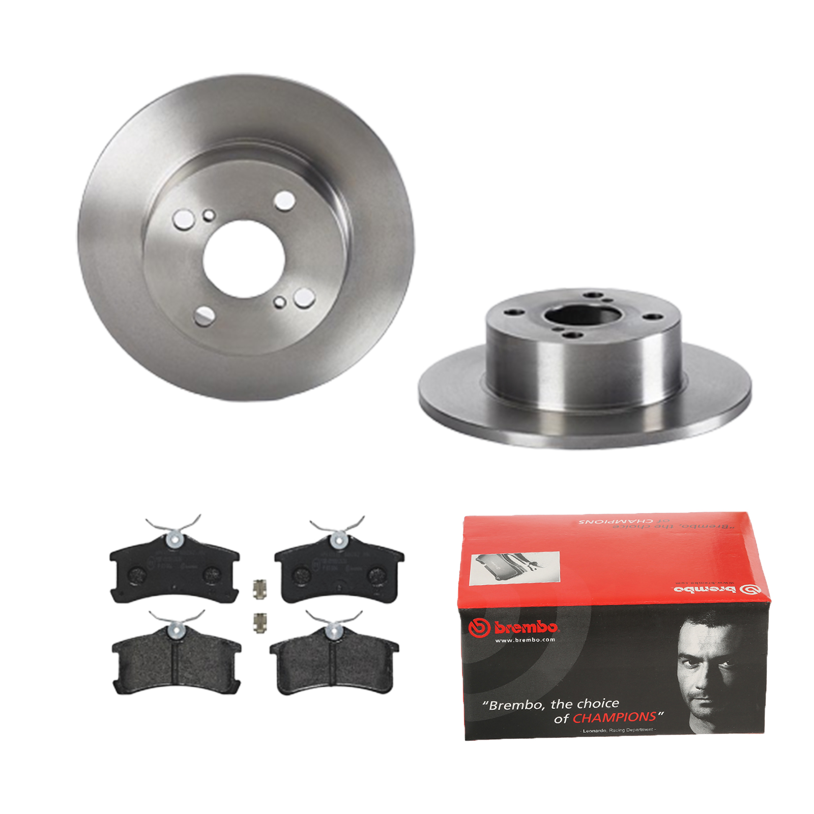 BREMBO Bremsensatz, Scheibenbremse ijdtidk674 Hinterachse Voll 240mm 10mm für TOYOTA