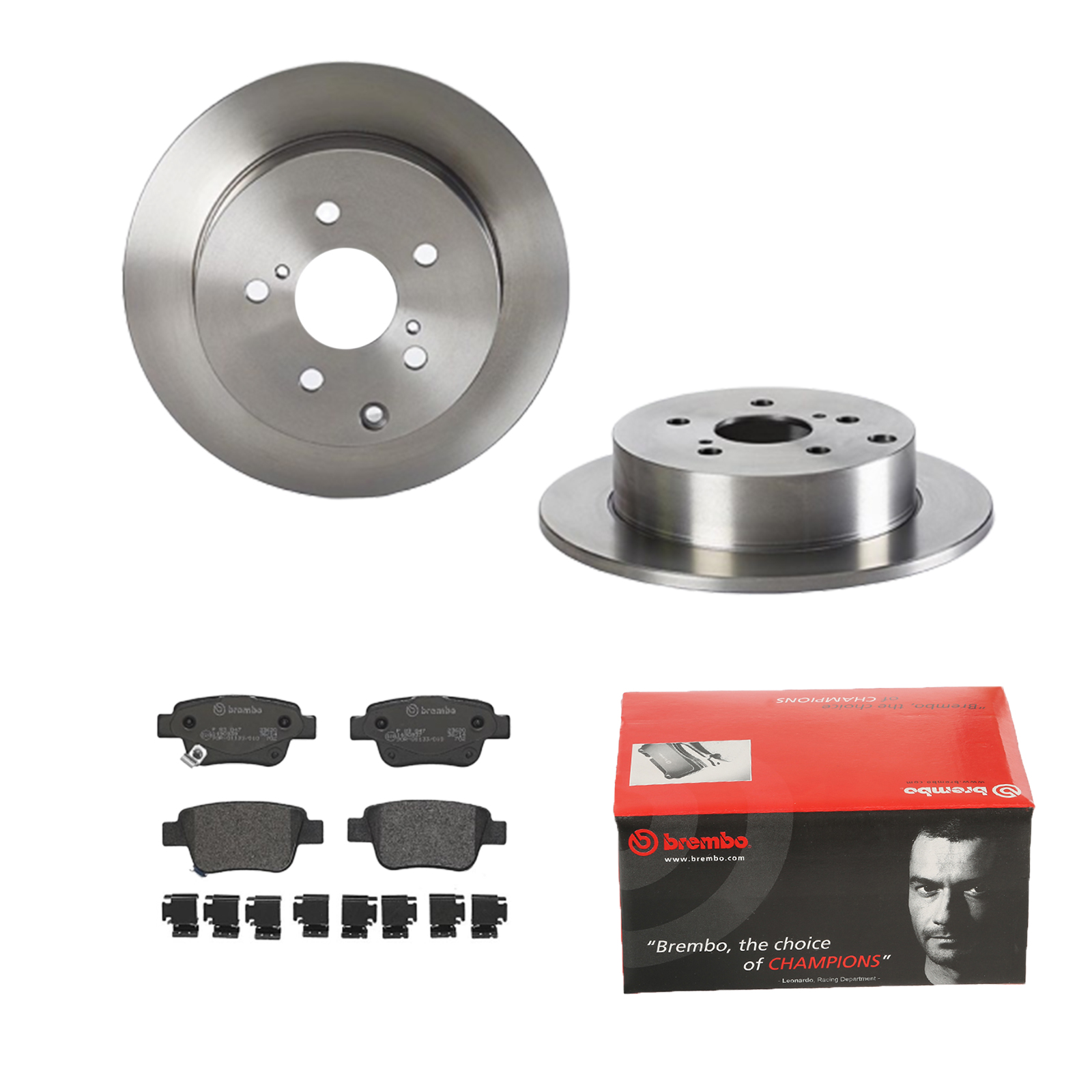 BREMBO Bremsensatz, Scheibenbremse ijdtidk7d6 Hinterachse Voll 290mm 10mm für TOYOTA