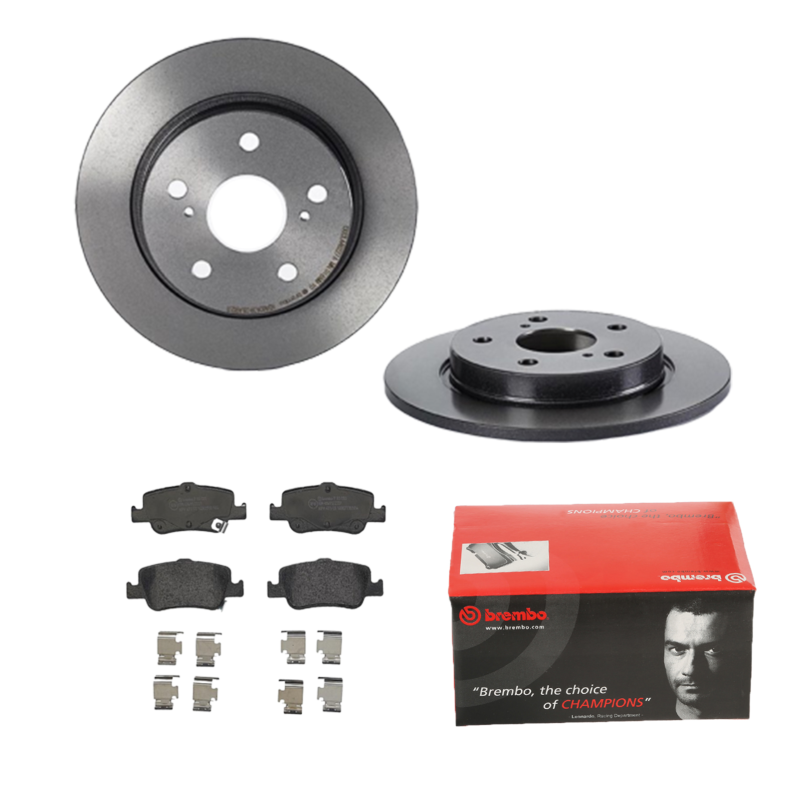 BREMBO Bremsensatz, Scheibenbremse ijdtidk810 Hinterachse Voll 270mm 10mm für TOYOTA