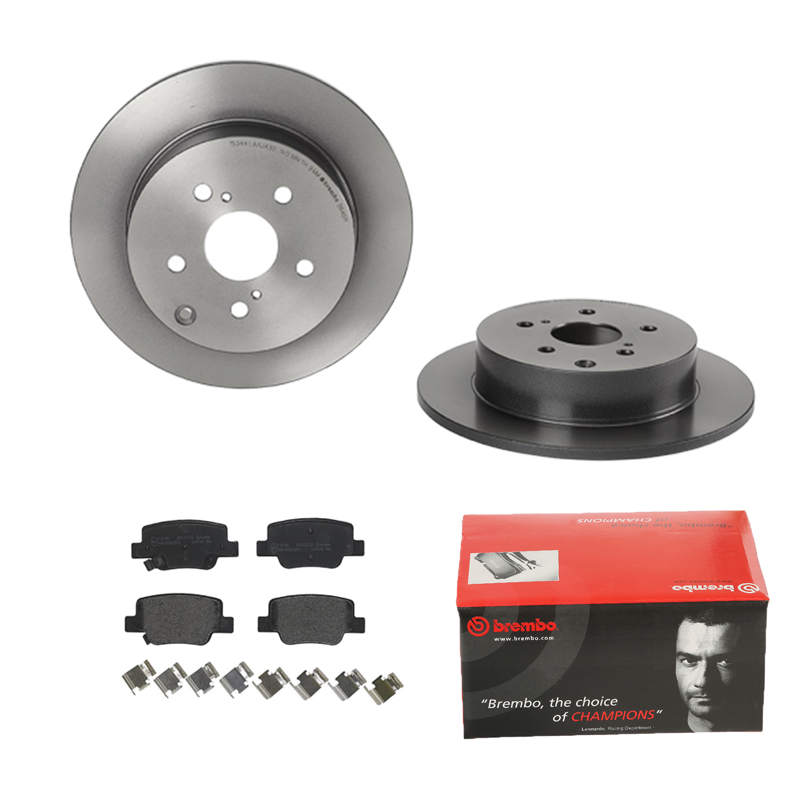 BREMBO Bremsensatz, Scheibenbremse ijdtidk916 Hinterachse Voll 297mm 11mm für TOYOTA