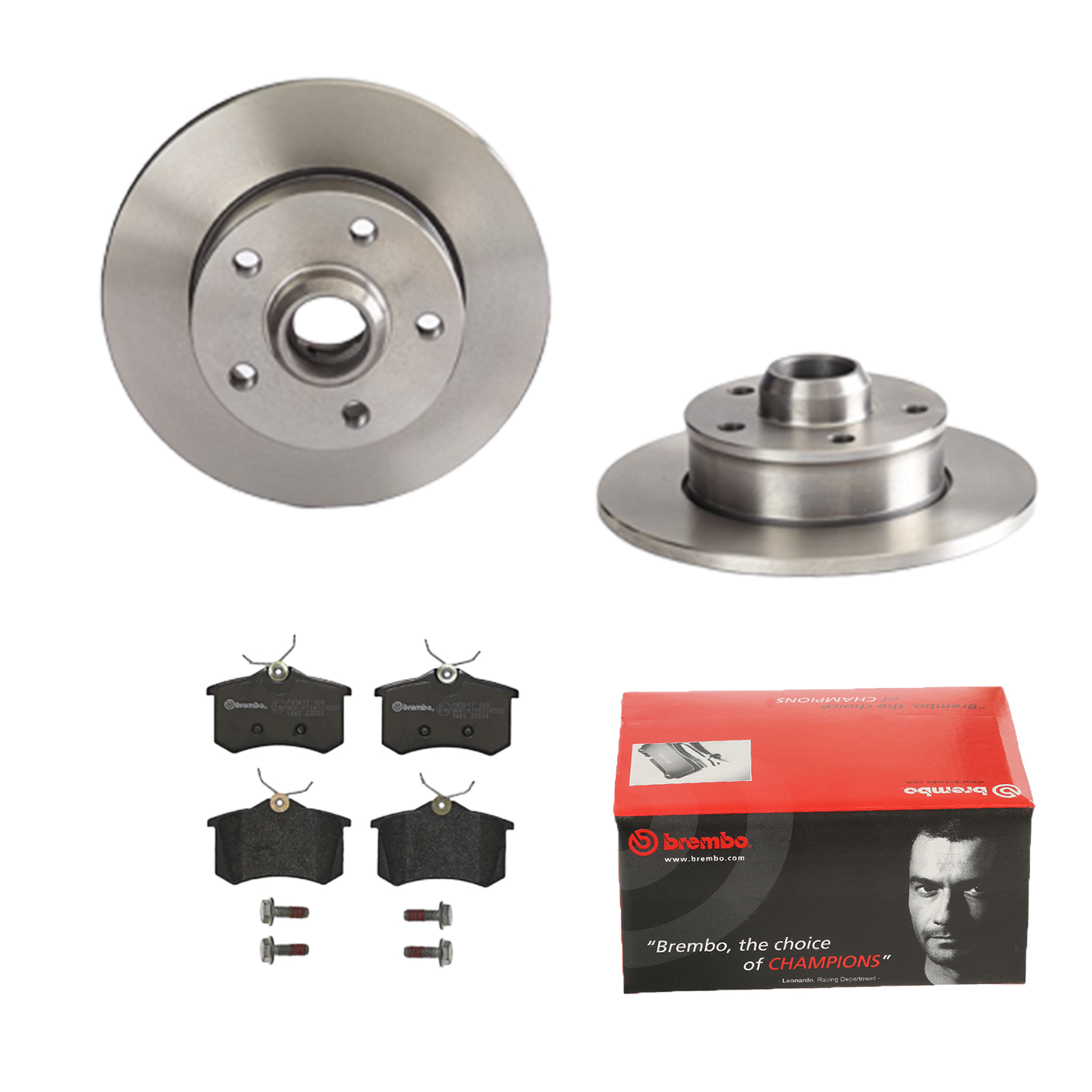 BREMBO Bremsensatz, Scheibenbremse ijdtidk9v6 Hinterachse Voll 226mm 10mm für PEUGEOT ROEWE (SAIC) VW CITROËN AUDI SEAT NISSAN SKODA RENAULT EUROPESTA