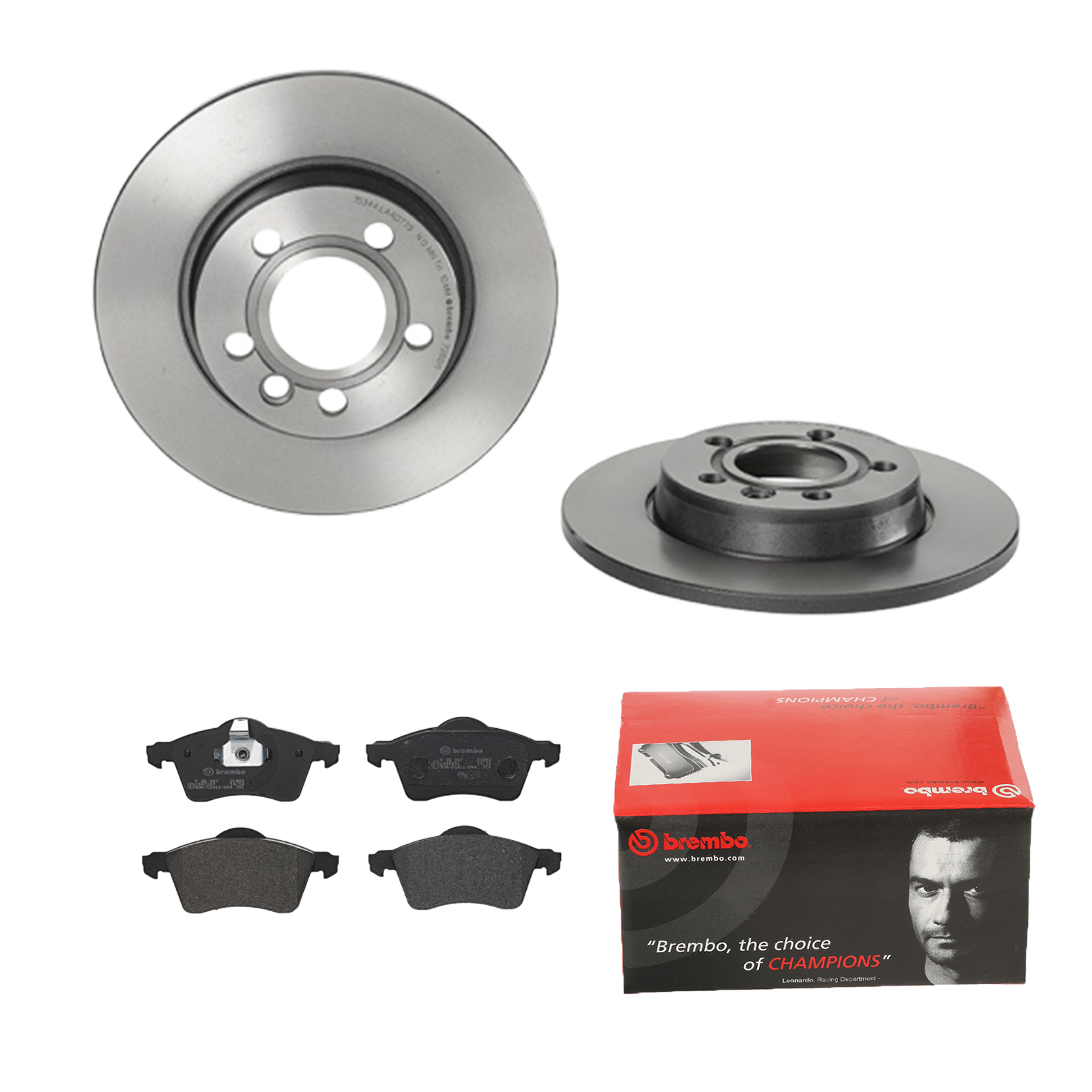 BREMBO ijdtidkcj2 Hinterachse Voll 280mm 12mm für VW AUDI SEAT