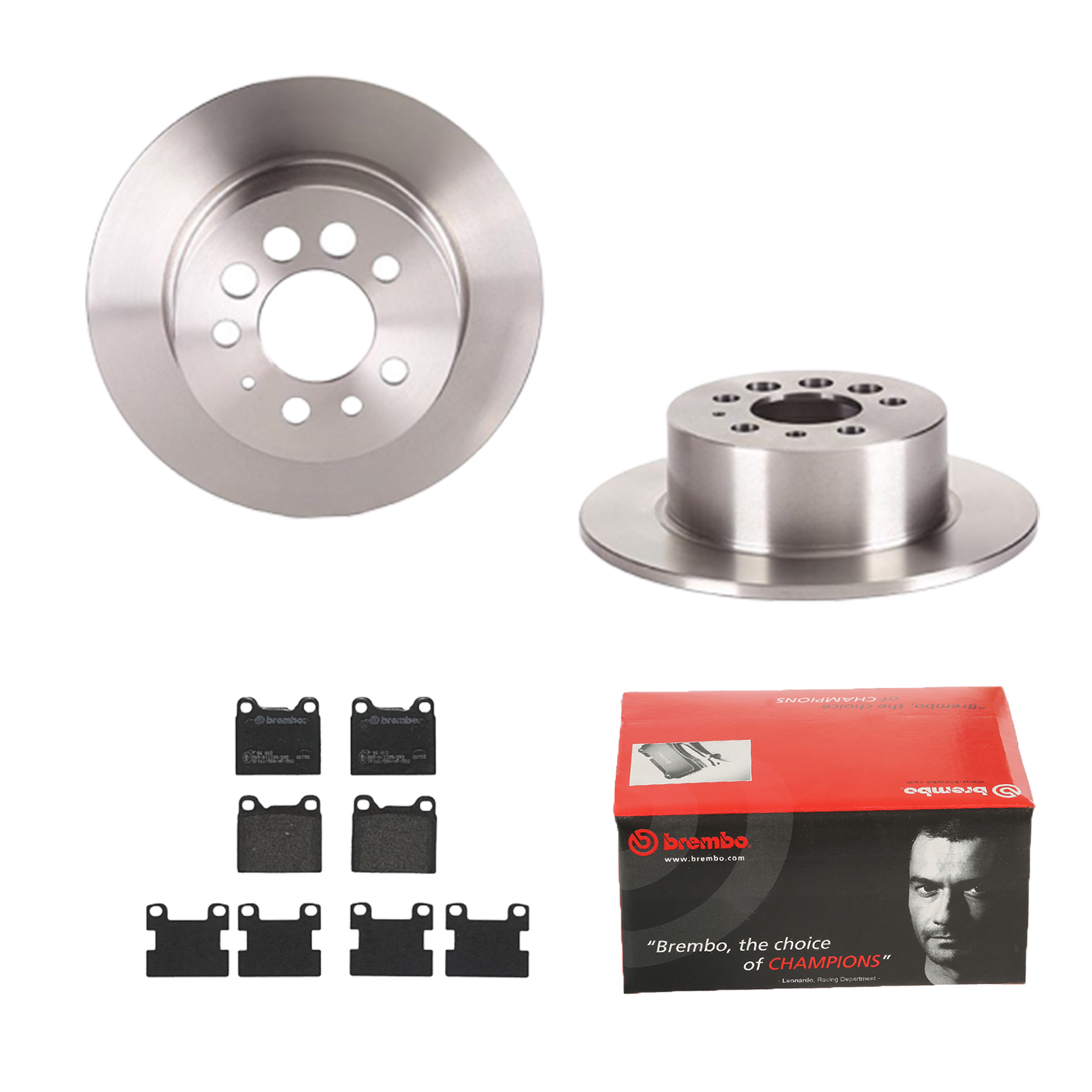 BREMBO Bremsensatz, Scheibenbremse ijdtidkd76 Hinterachse Voll 281mm 9mm für VOLVO ALFA ROMEO