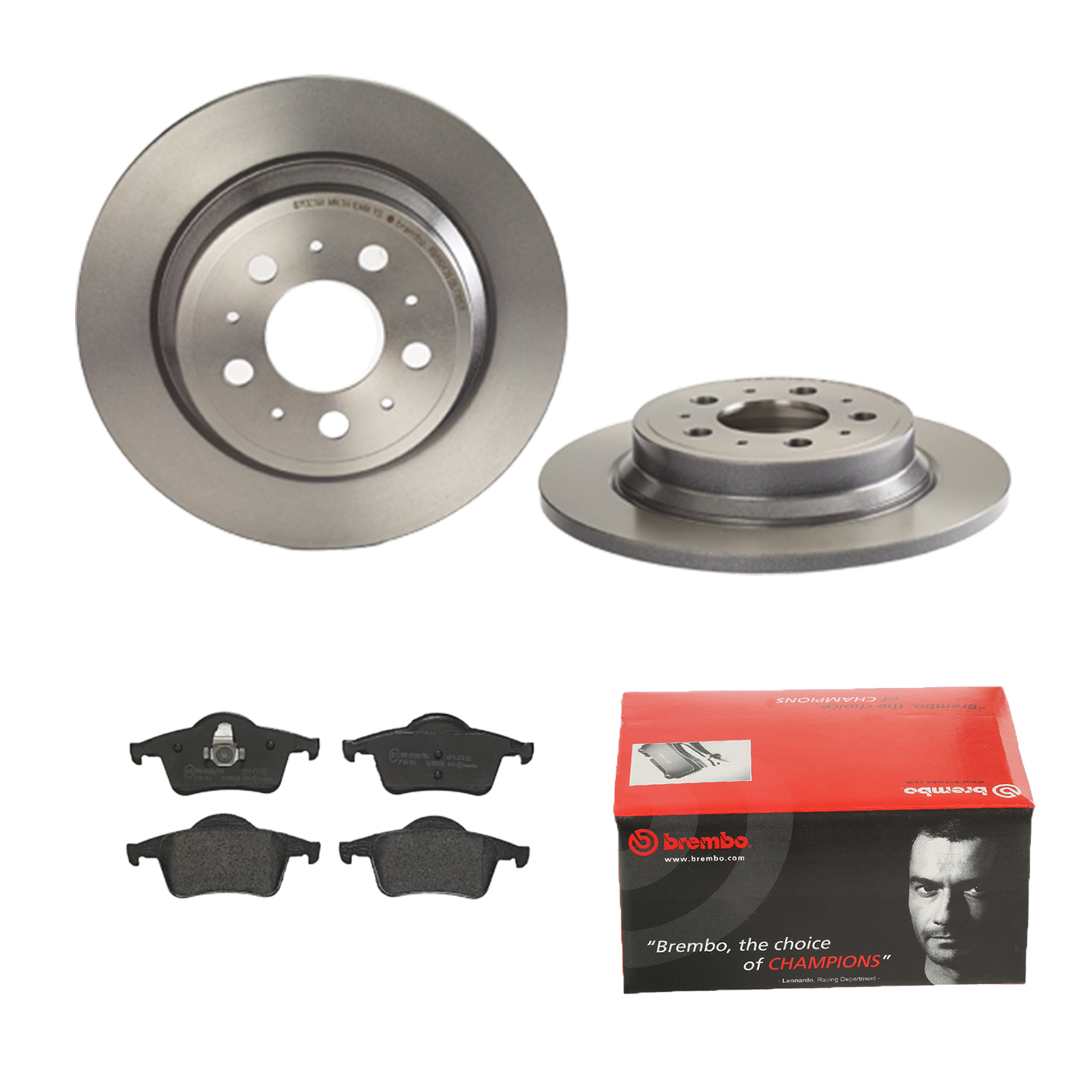 BREMBO Bremsensatz, Scheibenbremse ijdtidkej4 Hinterachse Voll 288mm 12mm für VOLVO