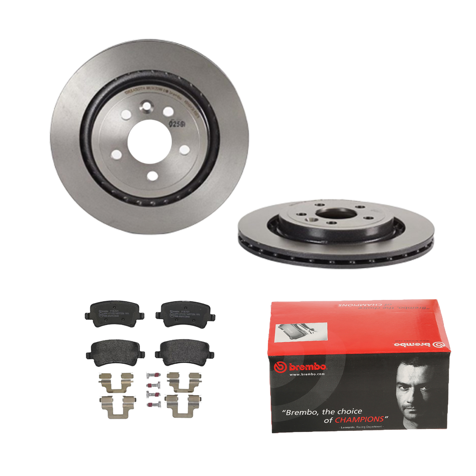 BREMBO Bremsensatz, Scheibenbremse ijdtidkf78 Hinterachse Innenbelüftet 302mm 22mm für VOLVO LAND ROVER