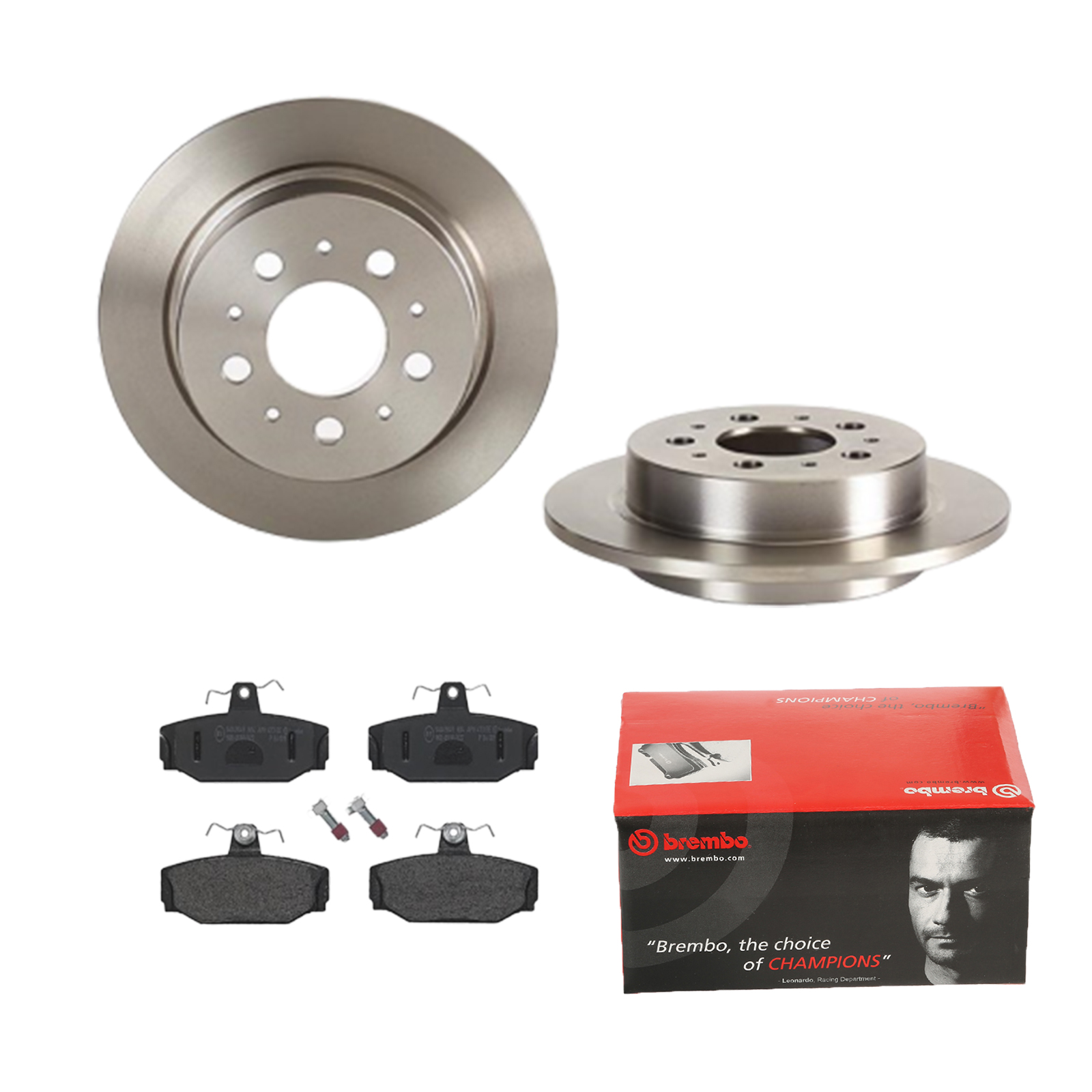 BREMBO Bremsensatz, Scheibenbremse ijdtidkfj0 Hinterachse Voll 265mm 10mm für VOLVO