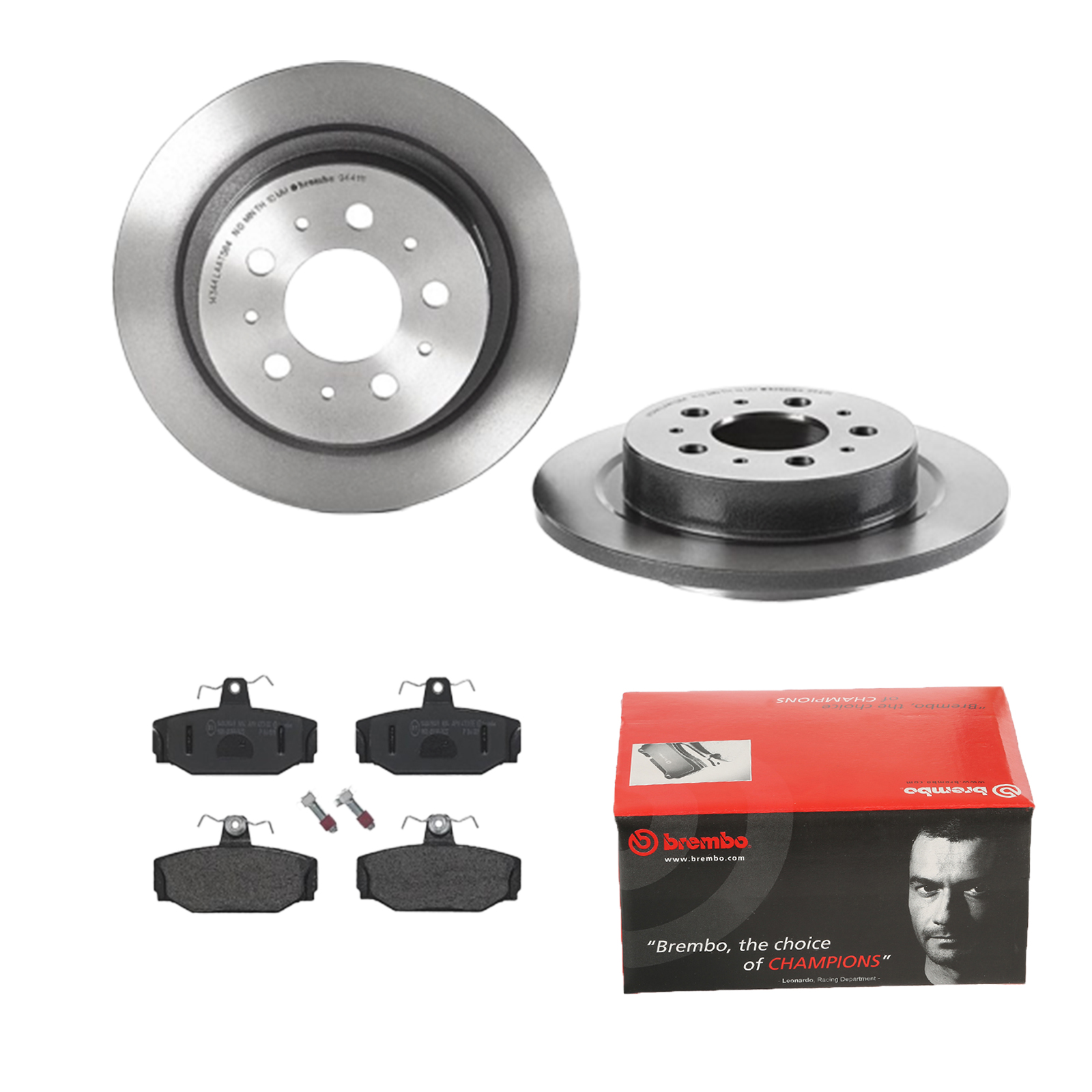 BREMBO Bremsensatz, Scheibenbremse ijdtidkg18 Hinterachse Voll 277mm 12mm für VOLVO