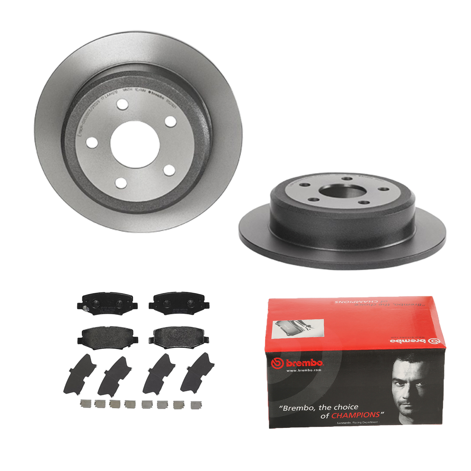 BREMBO Bremsensatz, Scheibenbremse ijdtidkid2 Hinterachse Voll 316mm 12mm für CHRYSLER JEEP DODGE