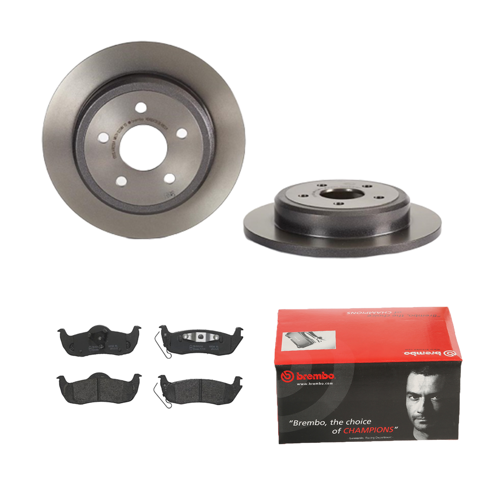 BREMBO Bremsensatz, Scheibenbremse ijdtidkij8 Hinterachse Voll 320mm 14mm für JEEP CHRYSLER