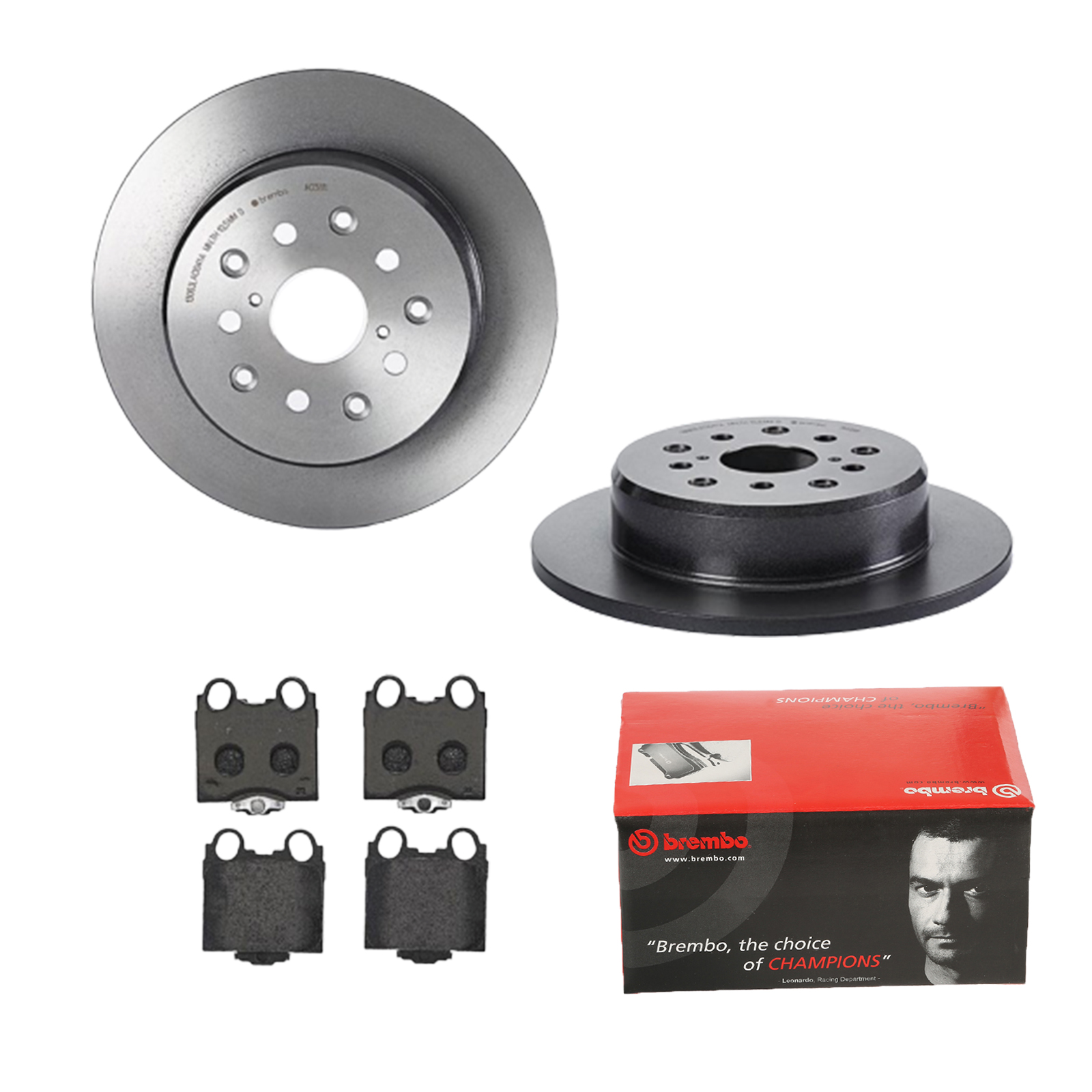 BREMBO Bremsensatz, Scheibenbremse ijdtidkj16 Hinterachse Voll 307mm 12mm für TOYOTA LEXUS