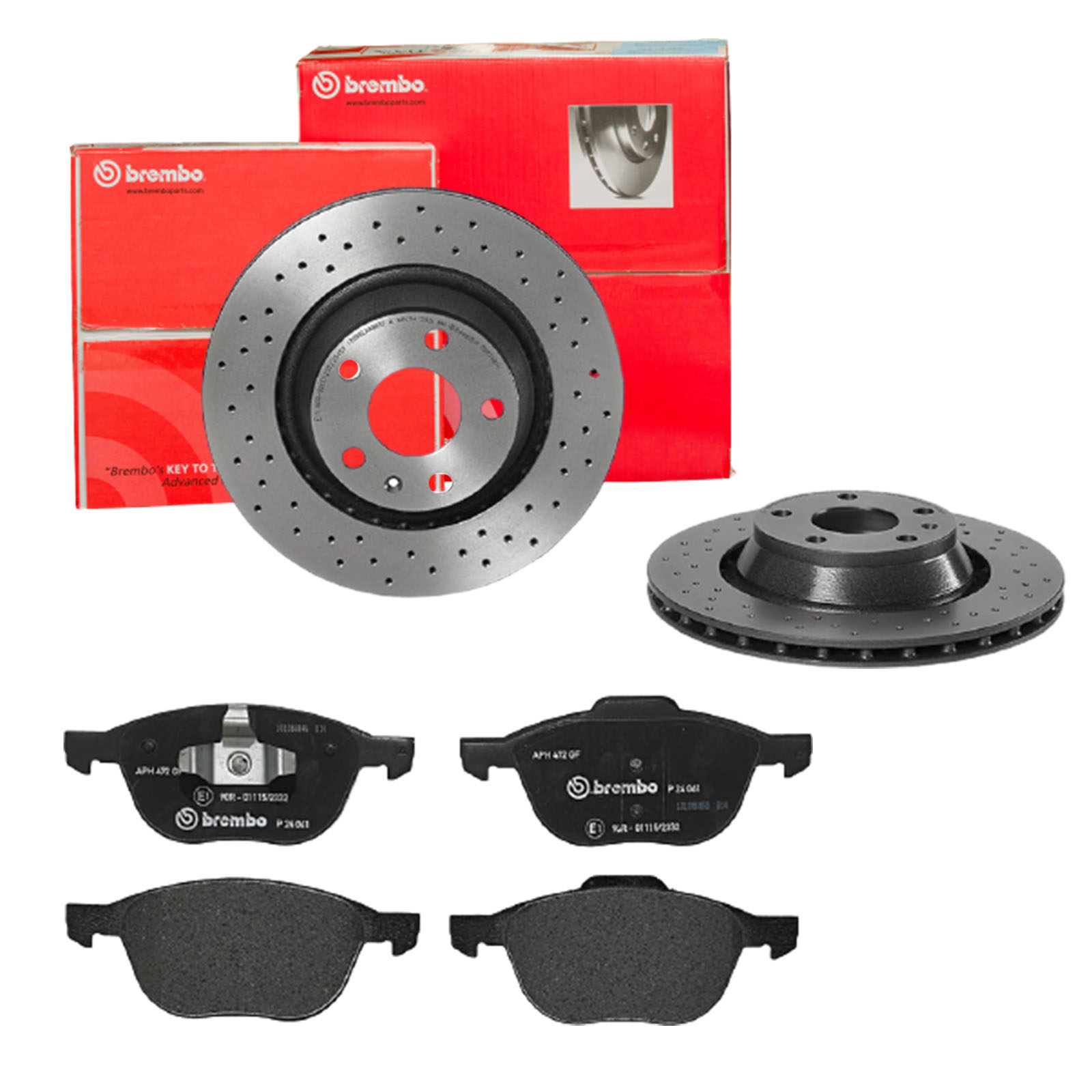 BREMBO sk8k0f7du9 Vorderachse Gelocht/innenbel. 320mm 25mm für VOLVO FORD FORD (CHANGAN) MAZDA NISSAN FORD ASIA & OCEANIA MITSUBISHI MAZDA (