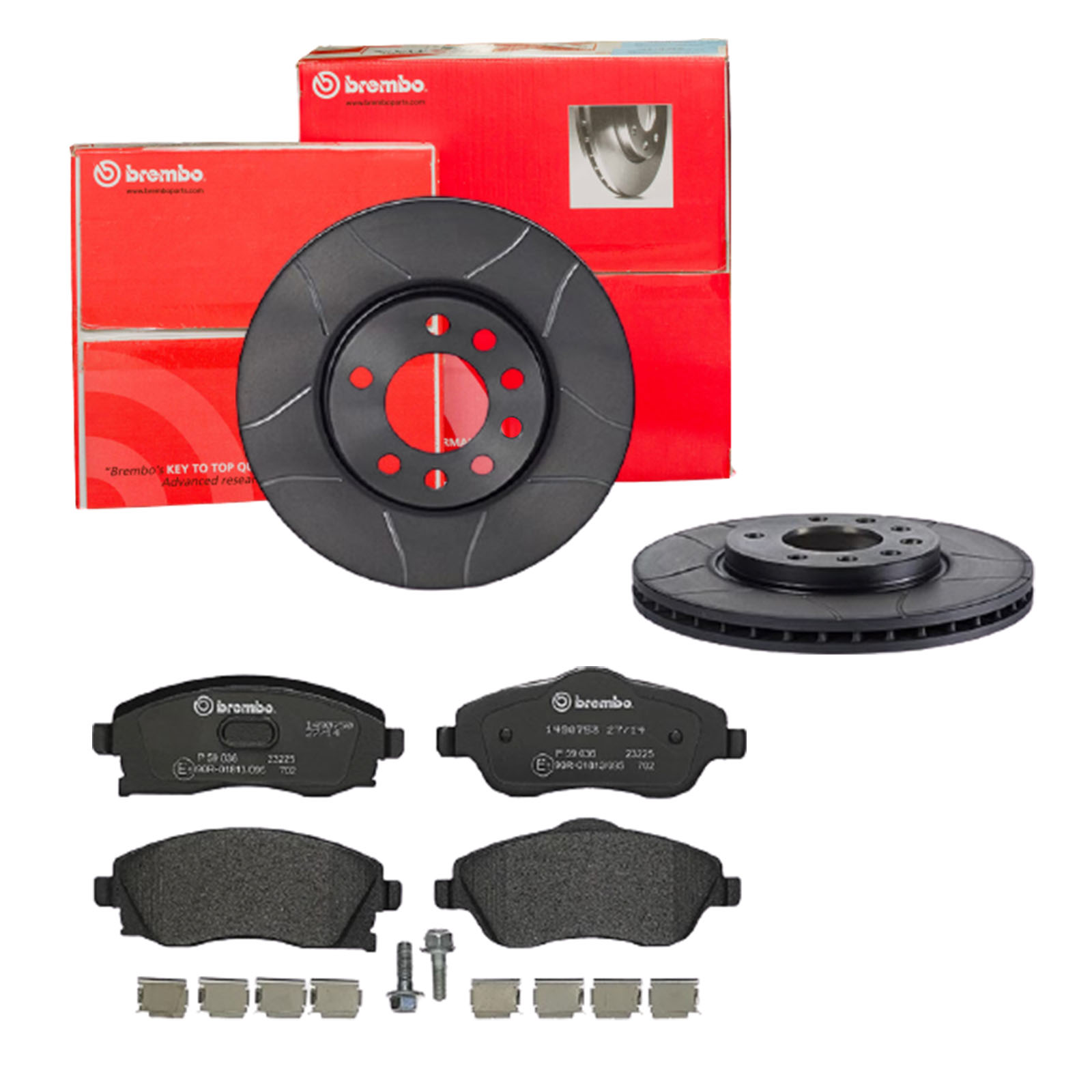 BREMBO Bremsensatz, Scheibenbremse sk8k0f7cj1 Vorderachse Geschlitzt 280mm 25mm für OPEL VAUXHALL GENERAL MOTORS