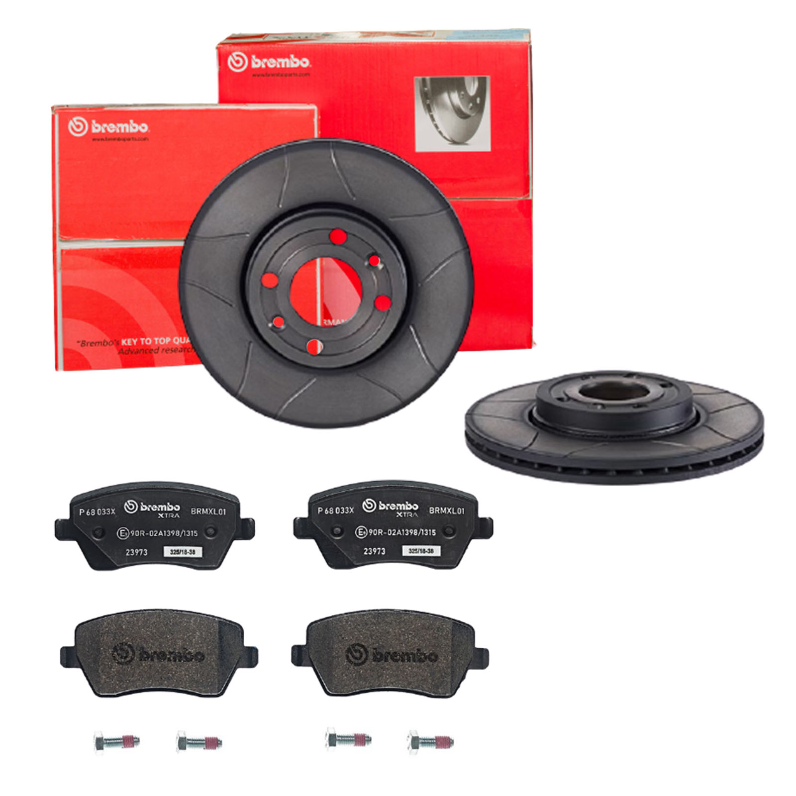 BREMBO Bremsensatz, Scheibenbremse sk8k0f6cp4 Vorderachse Geschlitzt 260mm 22mm für MERCEDES-BENZ RENAULT NISSAN DACIA RENAULT TRUCKS LADA