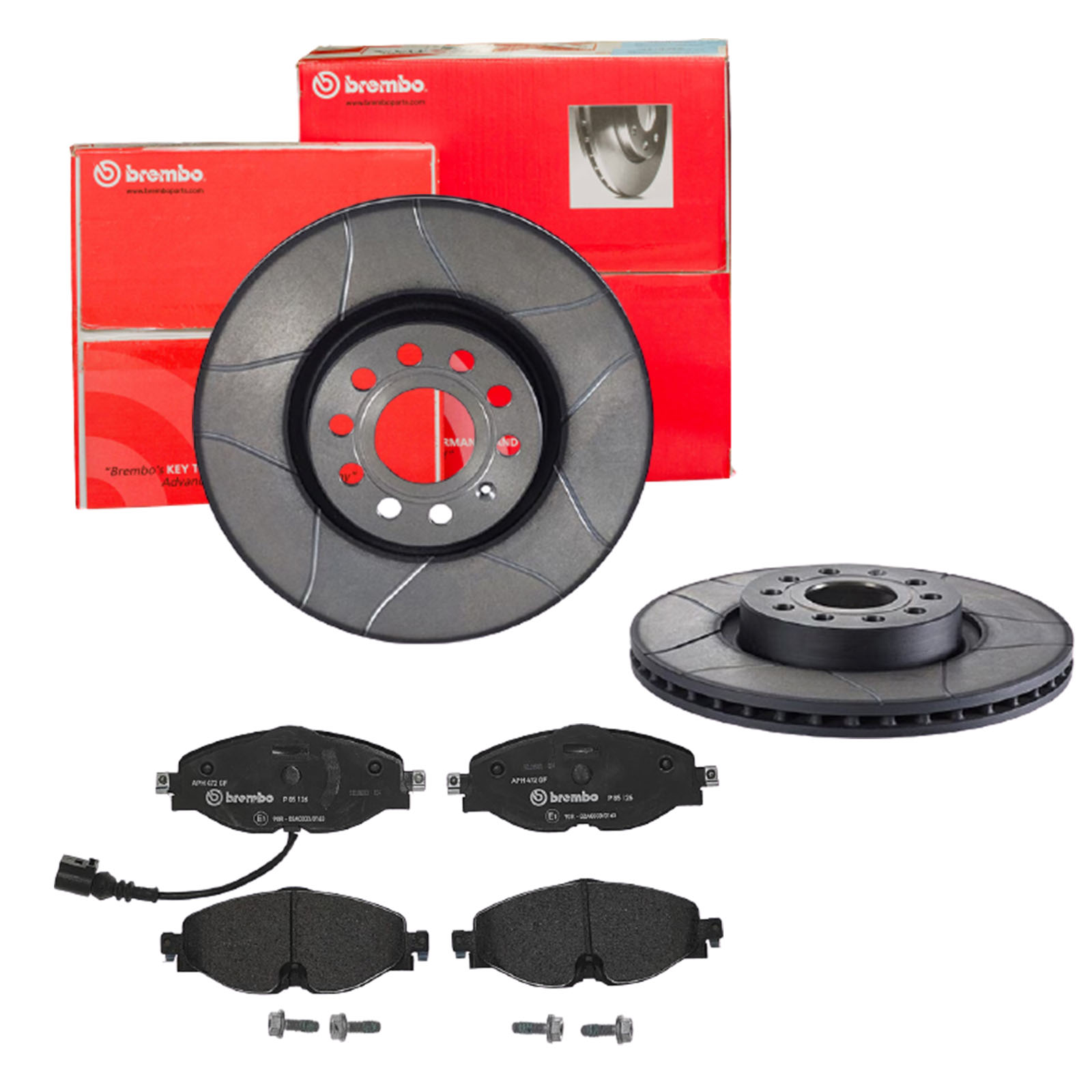 BREMBO sk8k0f5zw0 Vorderachse Innenbelüftet 312mm 25mm für VW SEAT SKODA AUDI SKODA (SVW) VW (FAW) AUDI (FAW)