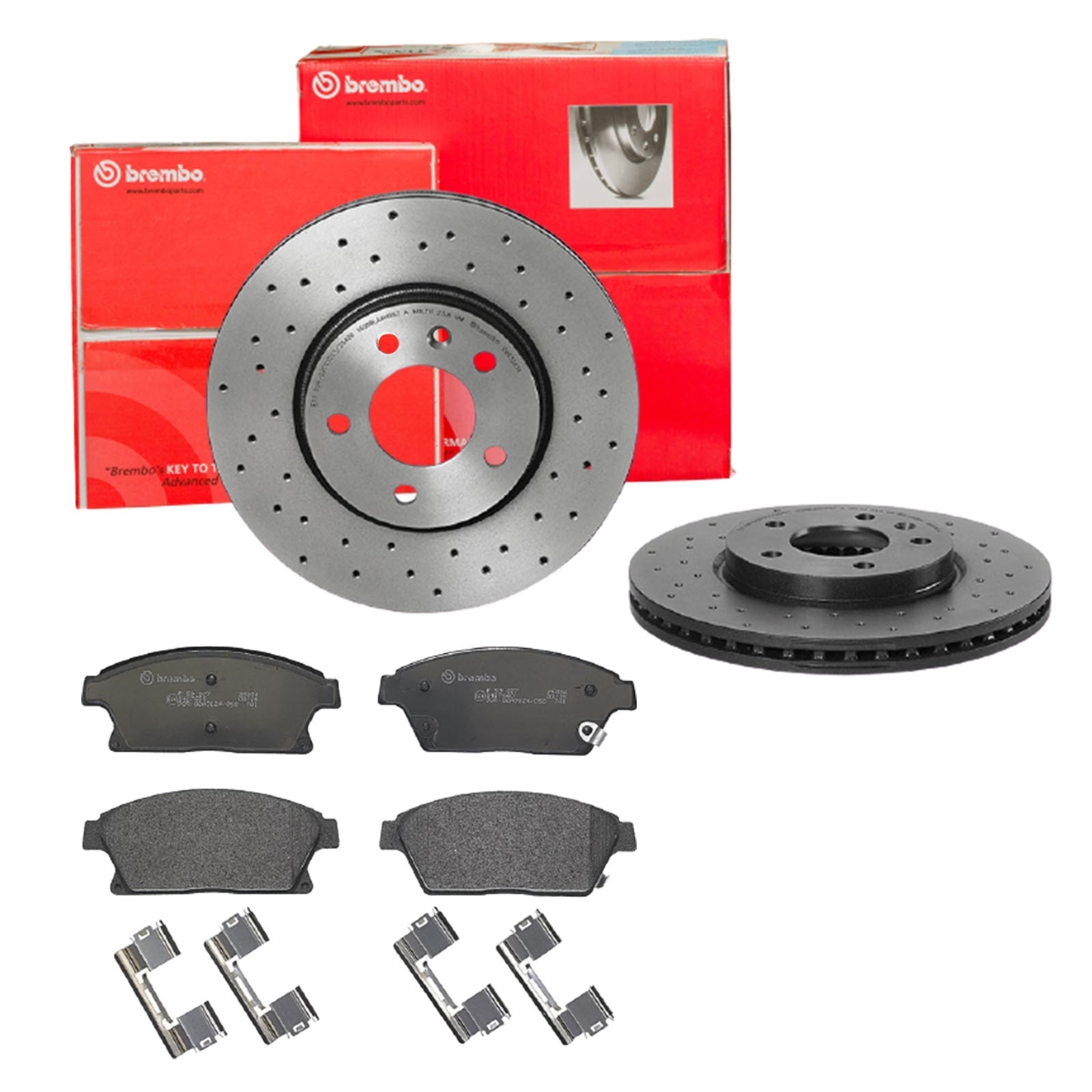 BREMBO Bremsensatz, Scheibenbremse sk8k0f4yz6 Vorderachse Gelocht/innenbel. 300mm 26mm für OPEL VAUXHALL BUICK CHEVROLET BUICK (SGM) GENERAL MOTORS