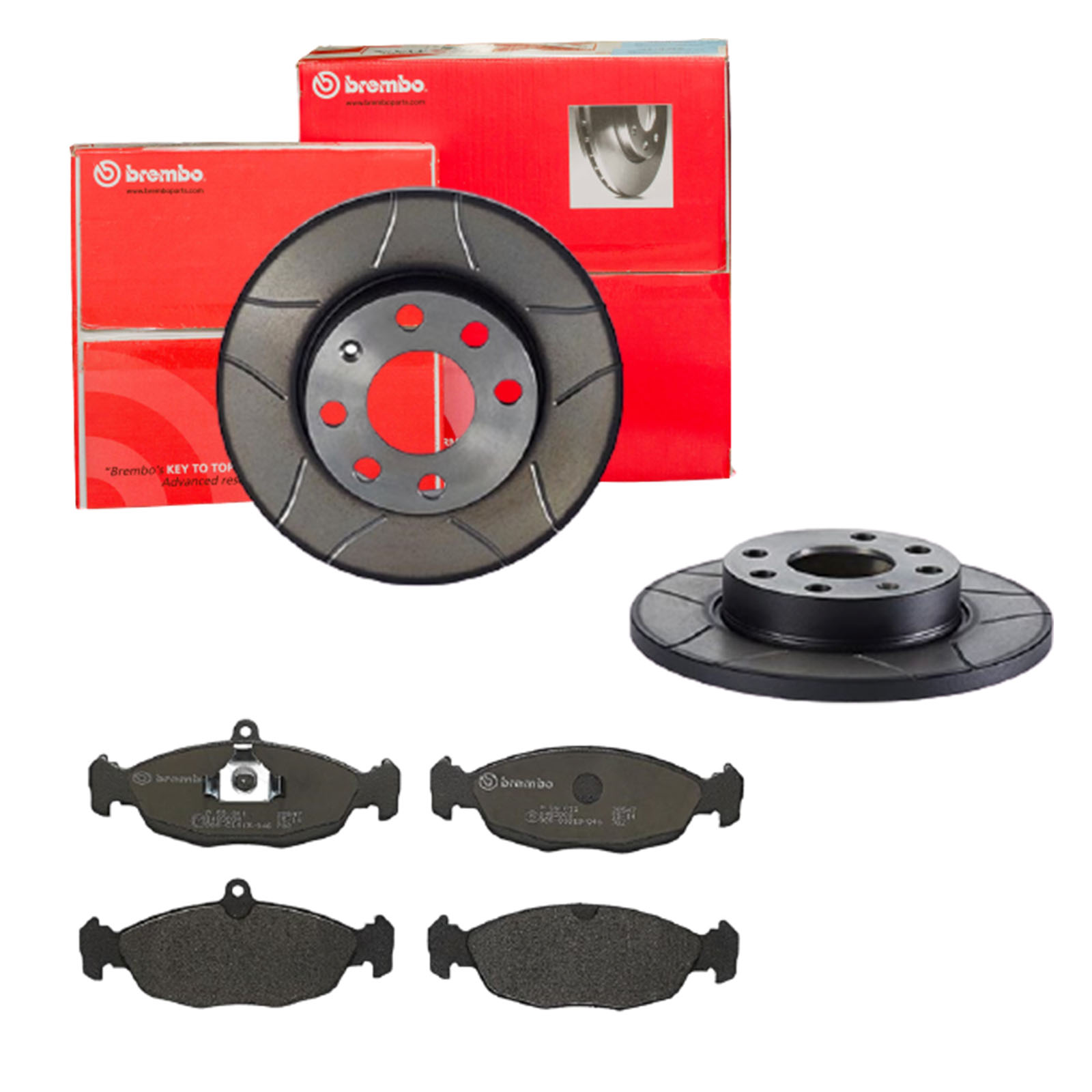 BREMBO Bremsensatz, Scheibenbremse sk8k0f4xh4 Vorderachse Voll 236mm 12mm für OPEL DAEWOO VAUXHALL BEDFORD BUICK (SGM) JAGUAR CHEVROLET
