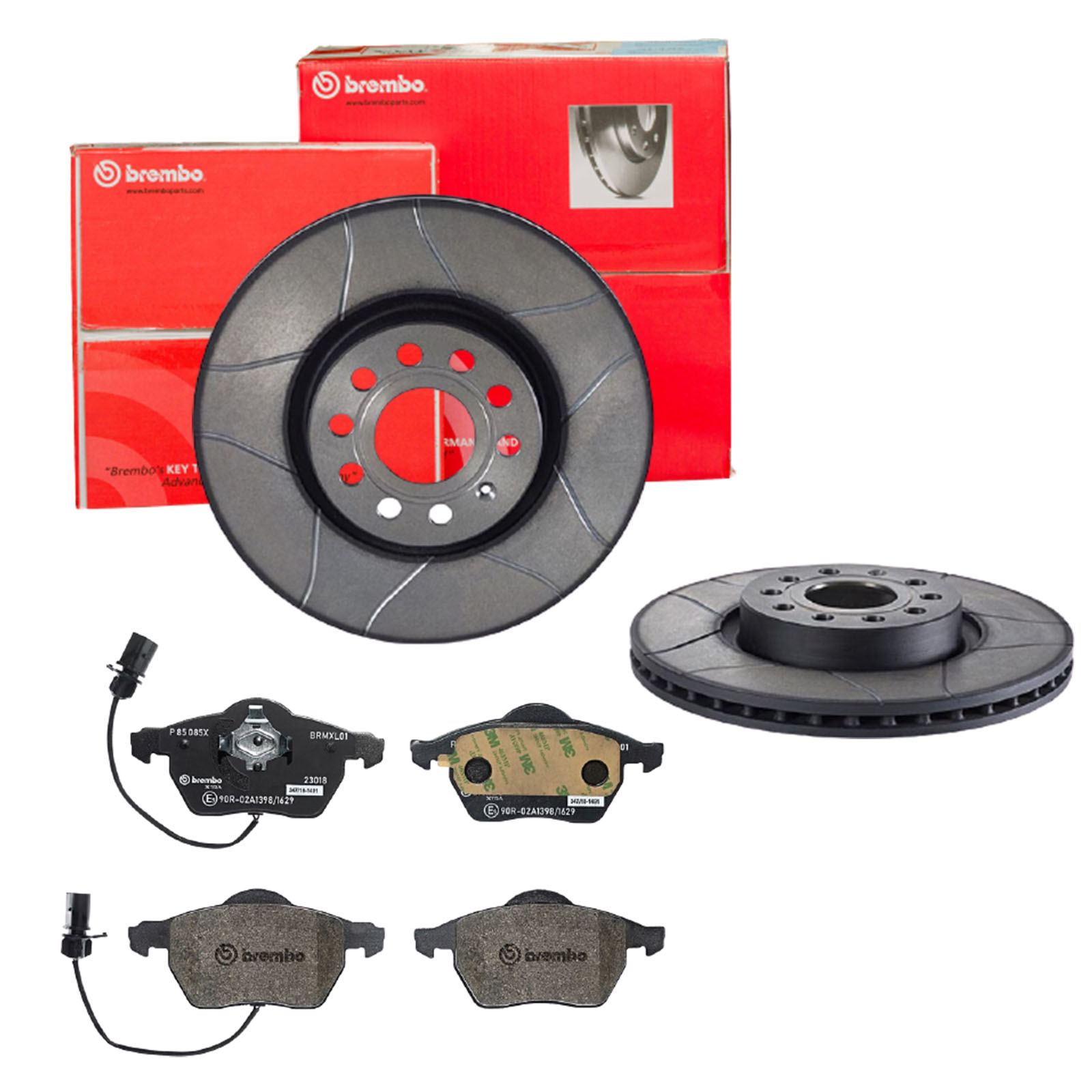 BREMBO Bremsensatz, Scheibenbremse sk8k0f4mt0 Vorderachse Innenbelüftet 312mm 25mm für VW AUDI SEAT SKODA AUDI (FAW) VW (FAW) SKODA (SVW)