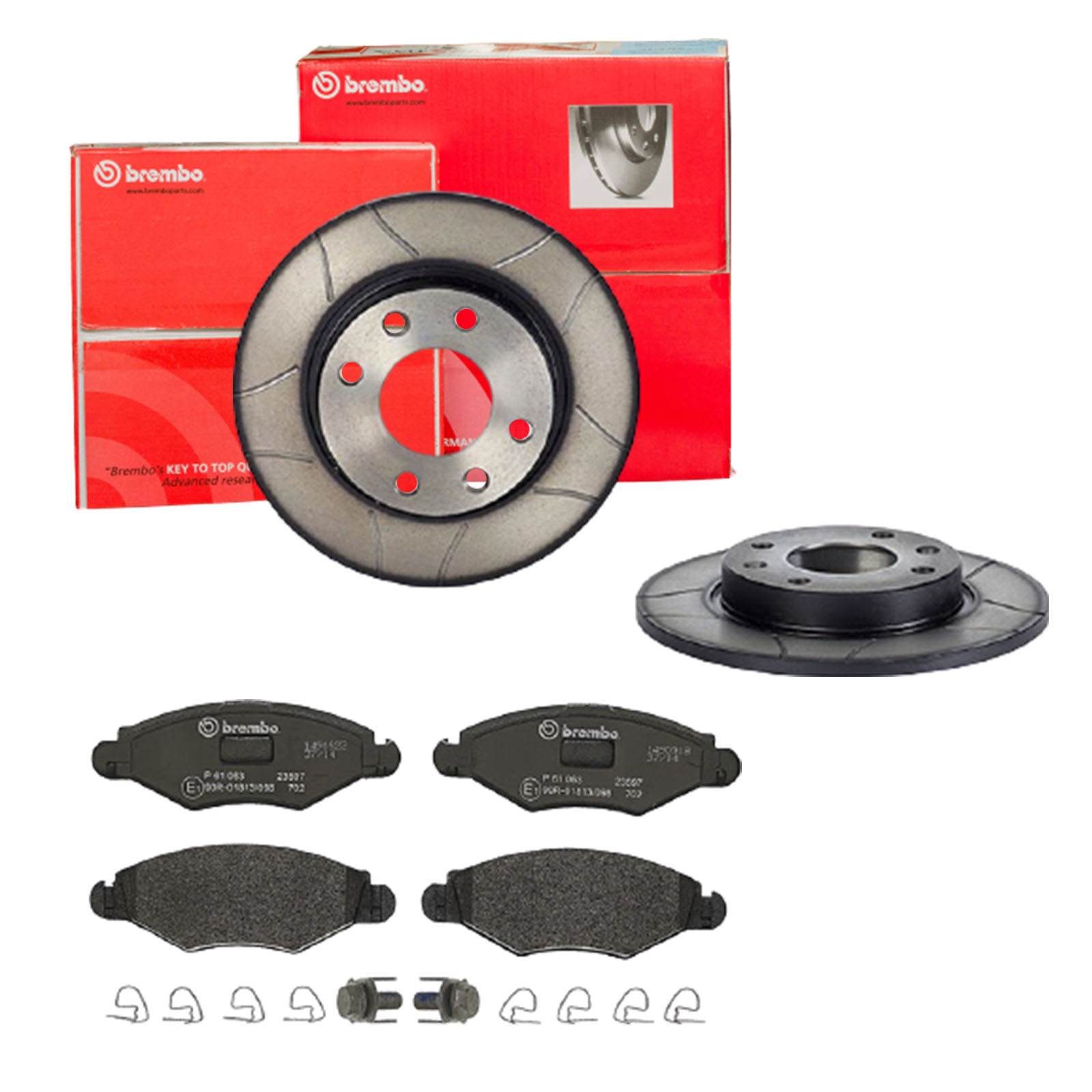 BREMBO Bremsensatz, Scheibenbremse sk8k0f46h4 Vorderachse Geschlitzt 247mm 10mm für CITROËN PEUGEOT NAZA