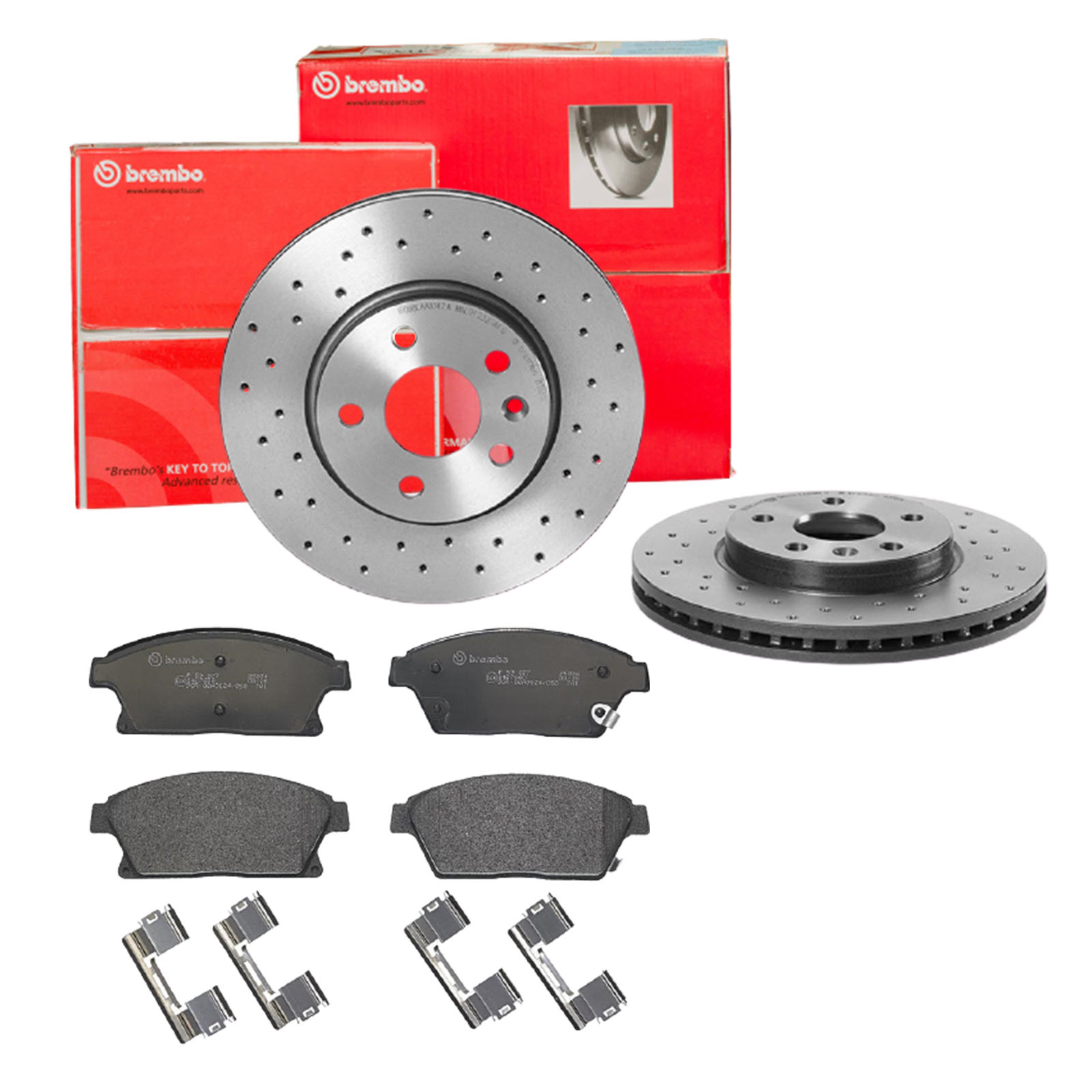 BREMBO Bremsensatz, Scheibenbremse sk8k0f3lu4 Vorderachse Gelocht/innenbel. 276mm 26mm für OPEL VAUXHALL CHEVROLET BUICK GENERAL MOTORS BUICK (SGM)