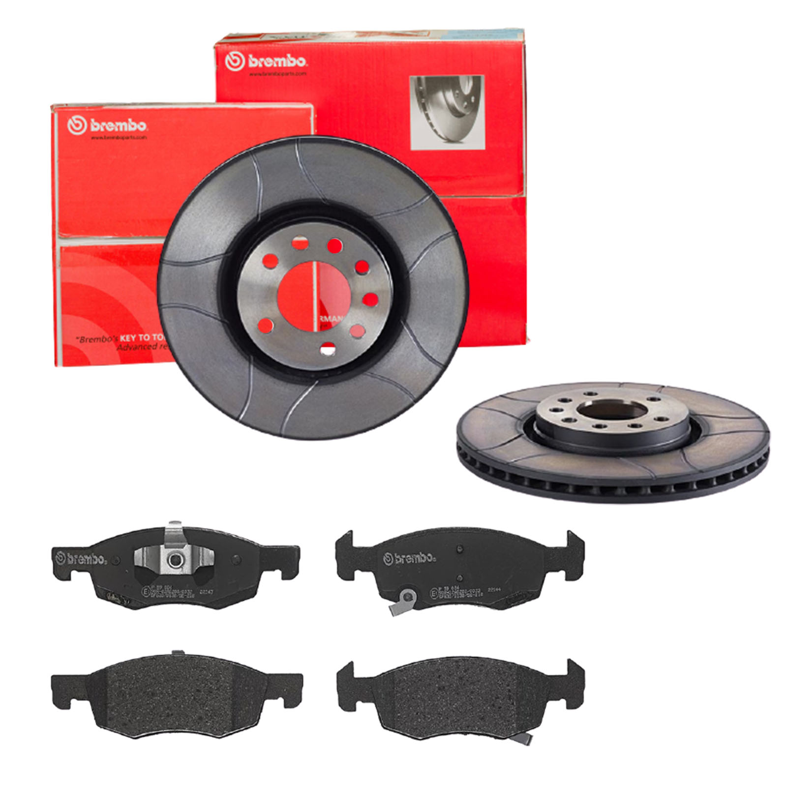 BREMBO sk8k0f34x7 Vorderachse Geschlitzt 308mm 25mm für OPEL SAAB VAUXHALL