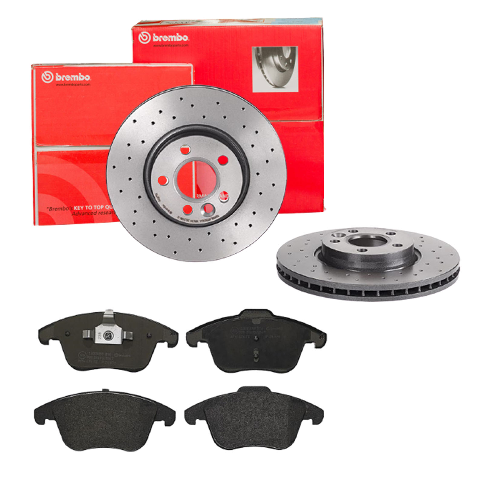 BREMBO Bremsensatz, Scheibenbremse sk8k0f2x81 Vorderachse Gelocht/innenbel. 300mm 28mm für FORD FORD (CHANGAN) VOLVO MG (SAIC) VOLVO (CHANGAN) VOLVO A