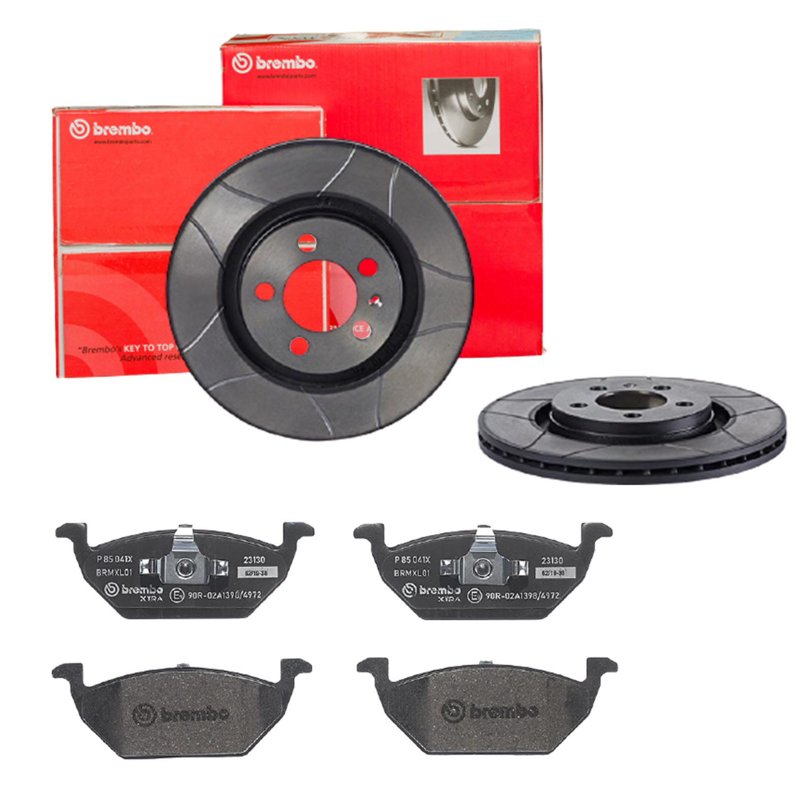 BREMBO Bremsensatz, Scheibenbremse sk8k0f2wr5 Vorderachse Geschlitzt 280mm 22mm für VW (FAW) AUDI SKODA (SVW) SKODA SEAT VW (SVW) VW BRILLIANCE