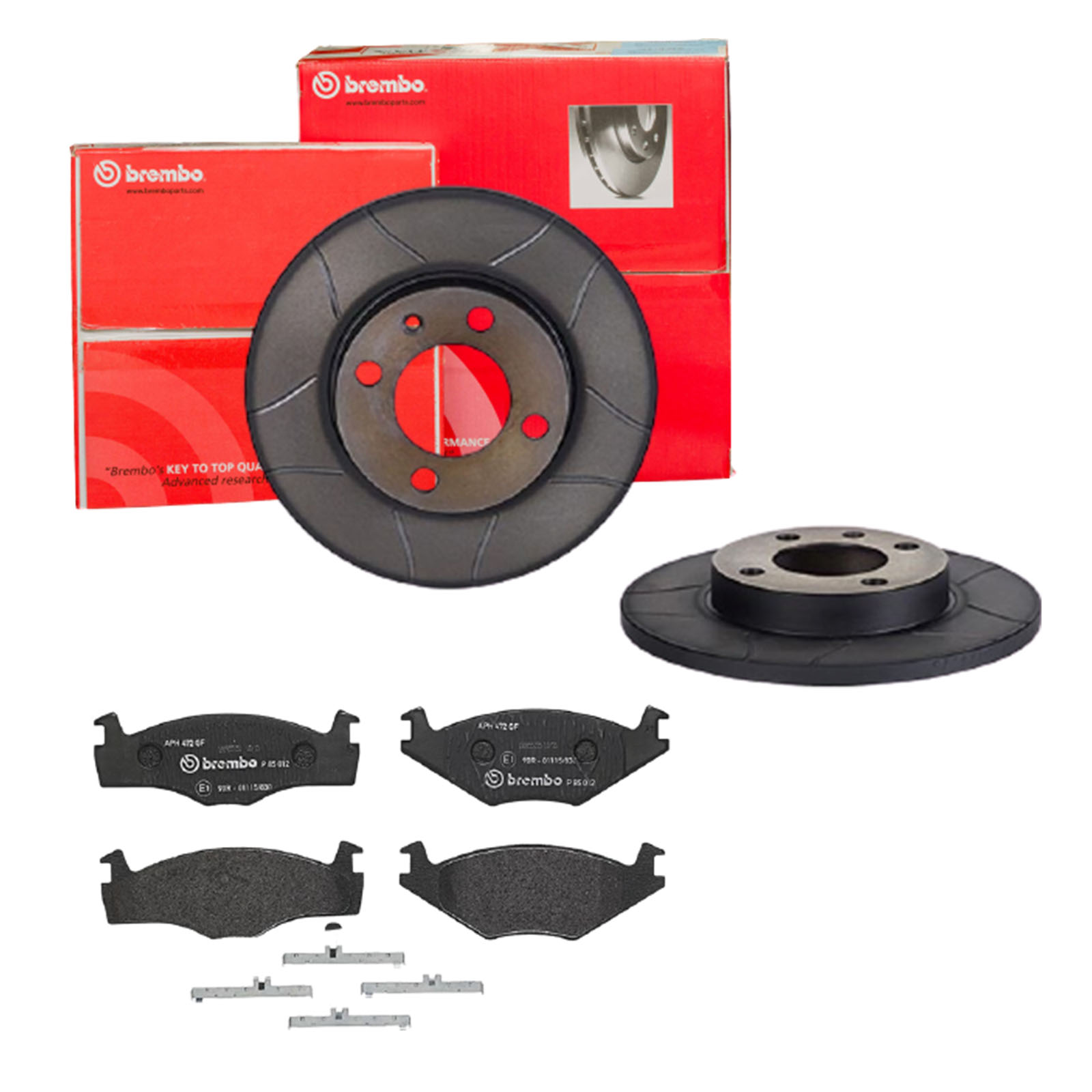 BREMBO Bremsensatz, Scheibenbremse sk8k0f2nh5 Vorderachse Geschlitzt 239mm 12mm für AUDI SKODA VW (SVW) VW SEAT NISSAN VW (FAW)