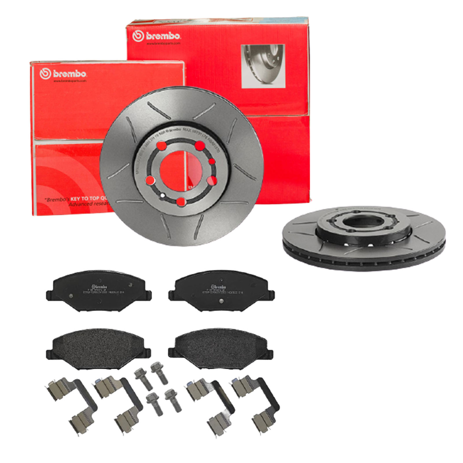 BREMBO Bremsensatz, Scheibenbremse sk8k0f2fo3 Vorderachse Geschlitzt 256mm 22mm für AUDI SKODA VW SKODA (SVW) SEAT VW (FAW) VW (SVW)