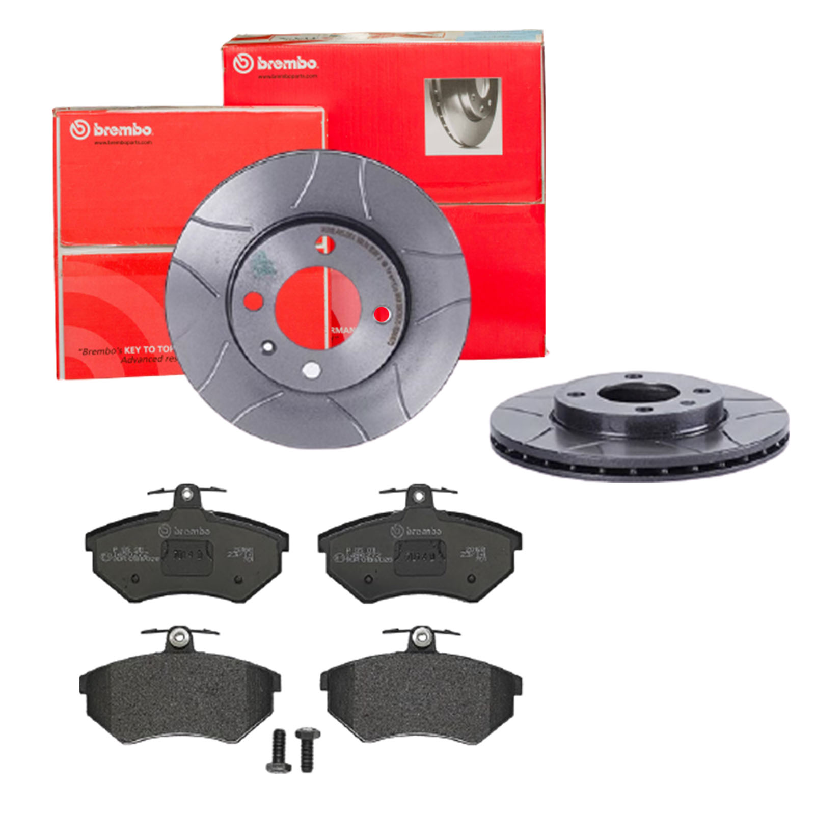 BREMBO Bremsensatz, Scheibenbremse sk8k0f2ec5 Vorderachse Geschlitzt 239mm 20mm für VW VW (SVW) AUDI SEAT SKODA CHERY VW (FAW)