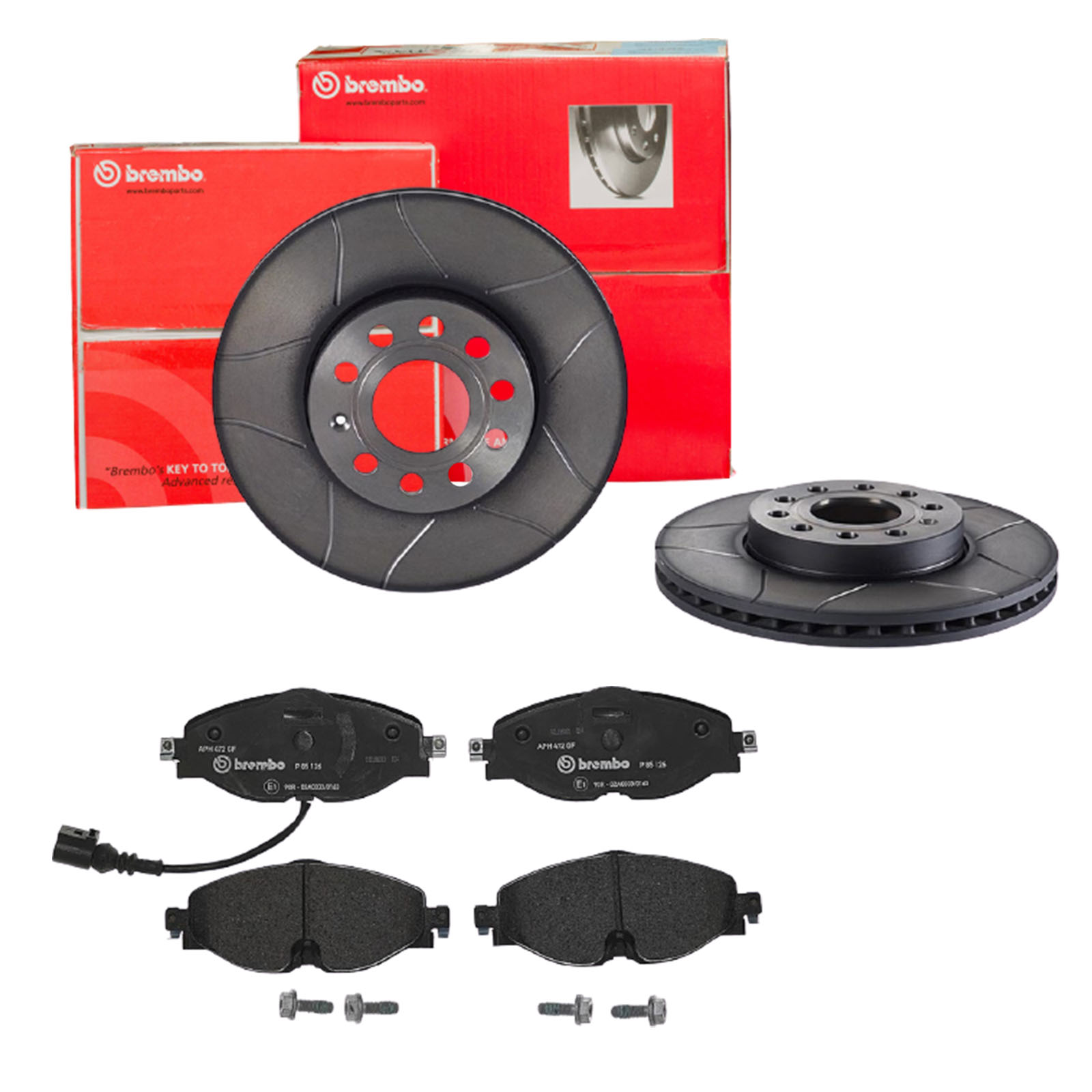 BREMBO sk8k0f1sx5 Vorderachse Geschlitzt 288mm 25mm für SKODA (SVW) AUDI VW AUDI (FAW) SEAT VW (FAW)