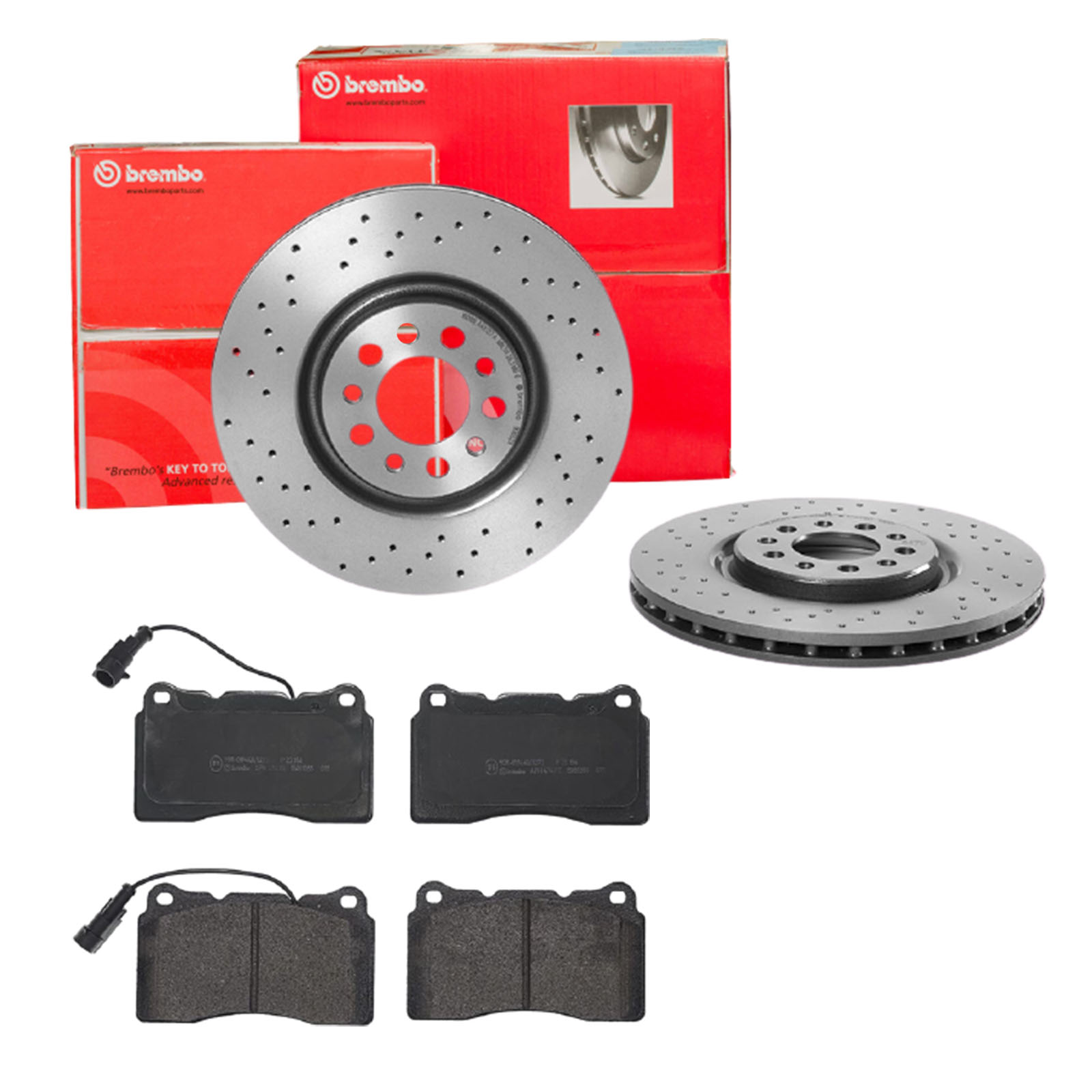 BREMBO Bremsensatz, Scheibenbremse sk8k0f1ji1 Vorderachse Gelocht/innenbel. 330mm 28mm für ALFA ROMEO JEEP (GAC FCA)