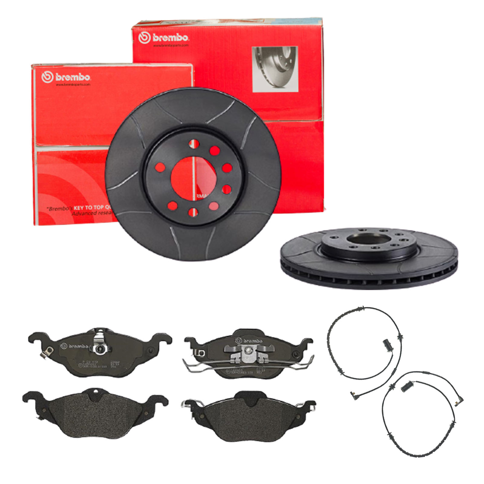 BREMBO Bremsensatz, Scheibenbremse sk8k0f1gi1 Vorderachse Geschlitzt 280mm 25mm für OPEL VAUXHALL