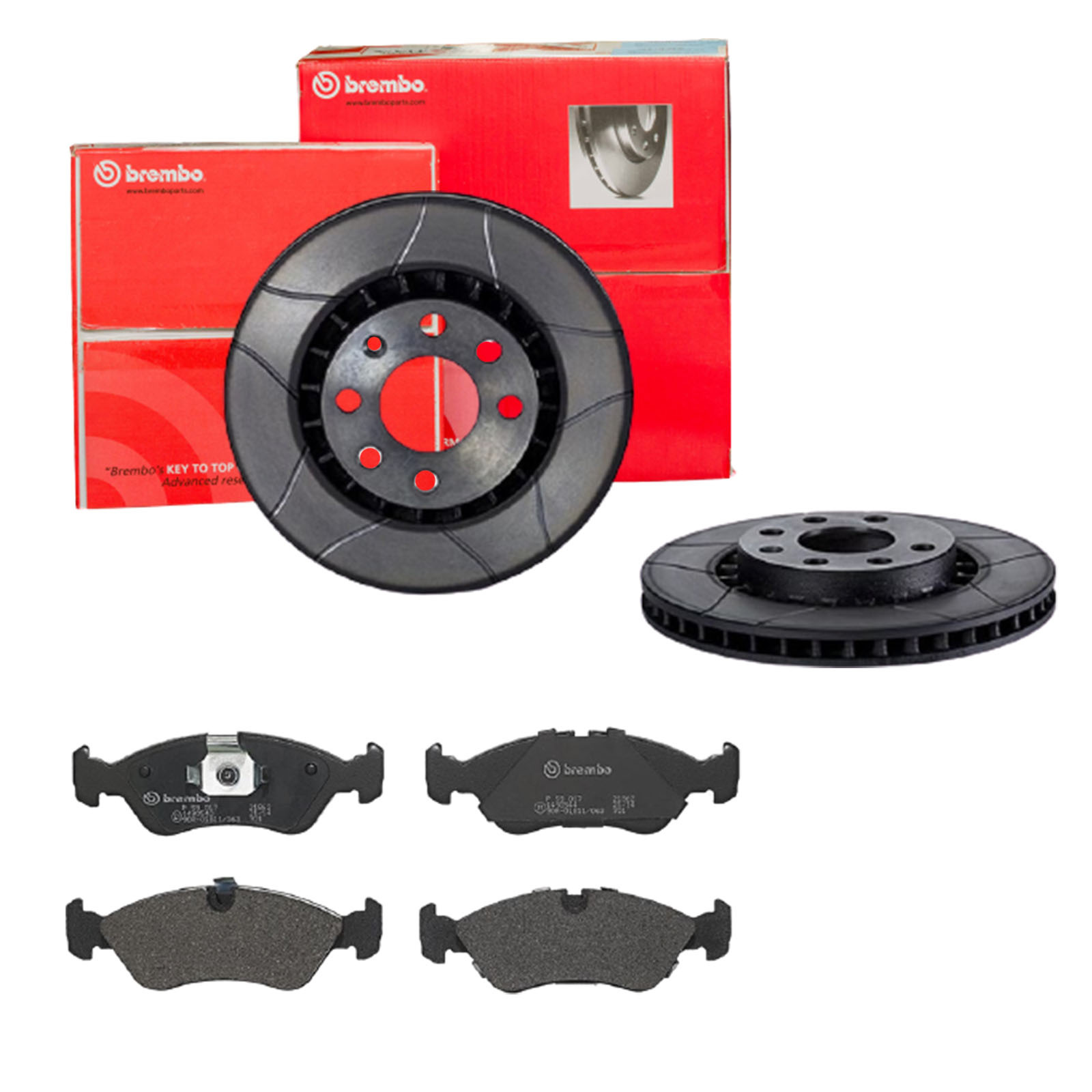 BREMBO Bremsensatz, Scheibenbremse sk8k0f15v5 Vorderachse Innenbelüftet 256mm 24mm für OPEL DAEWOO CHEVROLET VAUXHALL
