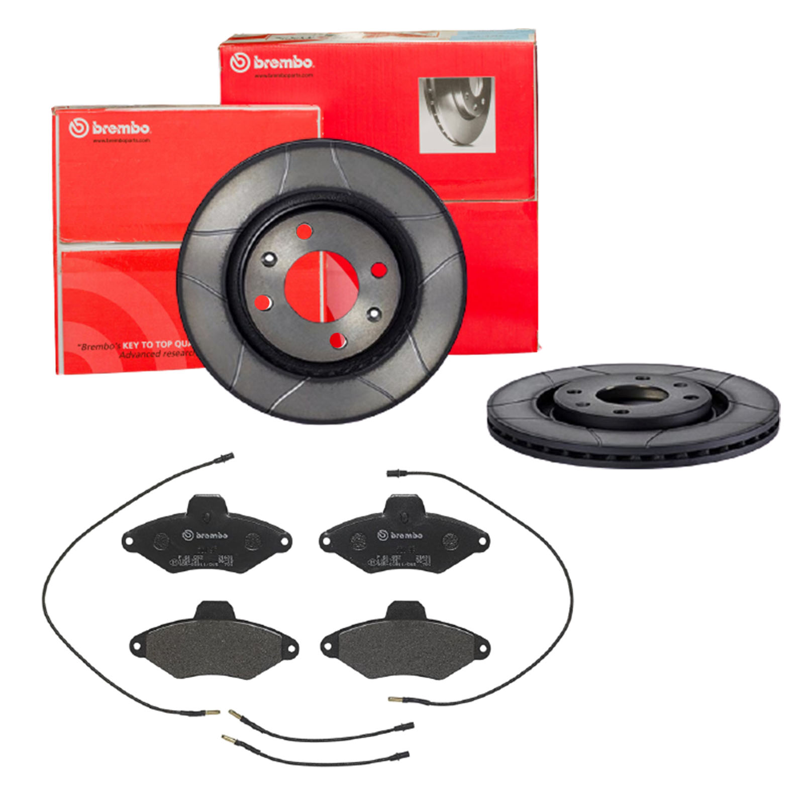 BREMBO sk8k0f0zl7 Vorderachse Geschlitzt 266mm 20mm für CITROËN PEUGEOT