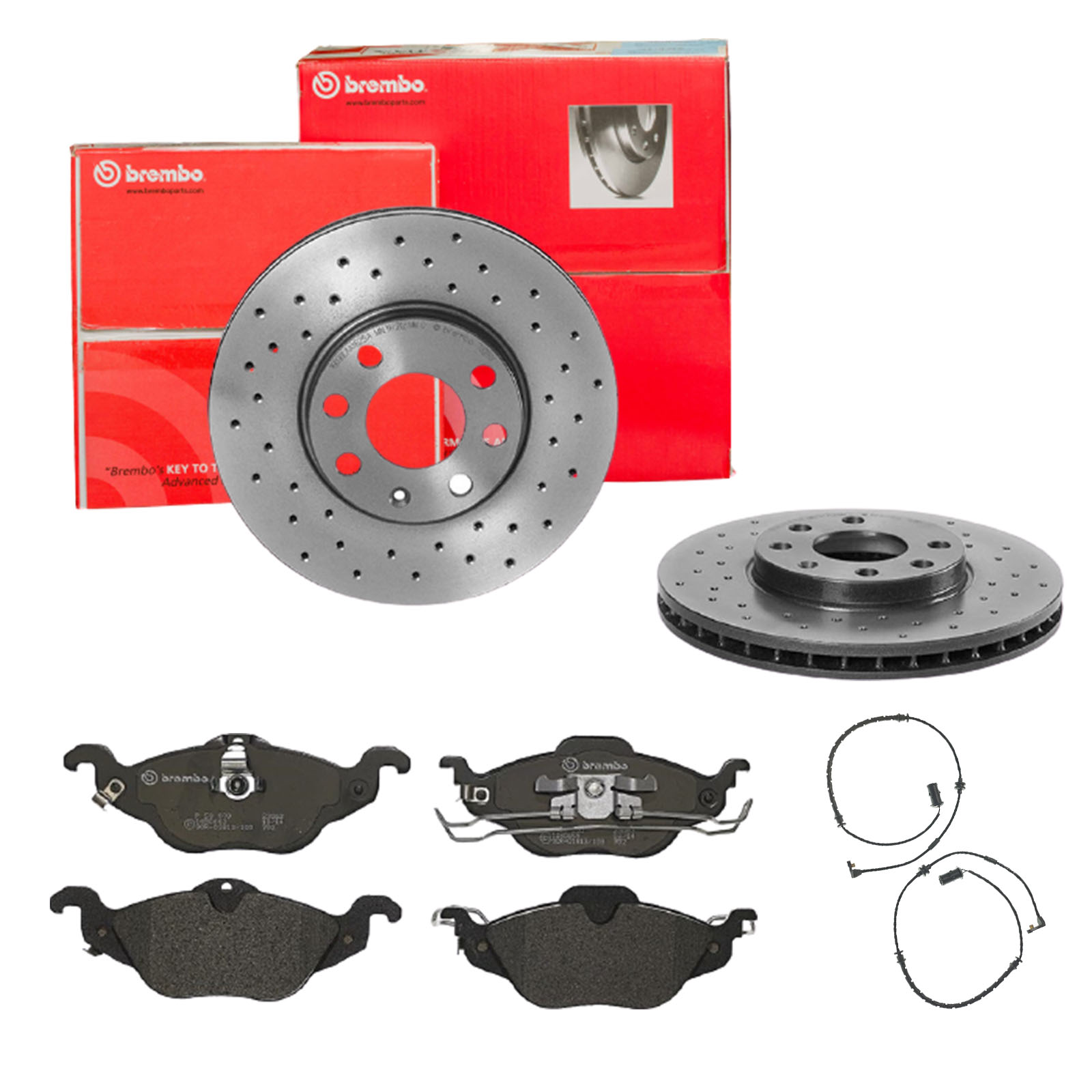 BREMBO Bremsensatz, Scheibenbremse sk8k0f0rf5 Vorderachse Gelocht/innenbel. 256mm 24mm für OPEL VAUXHALL