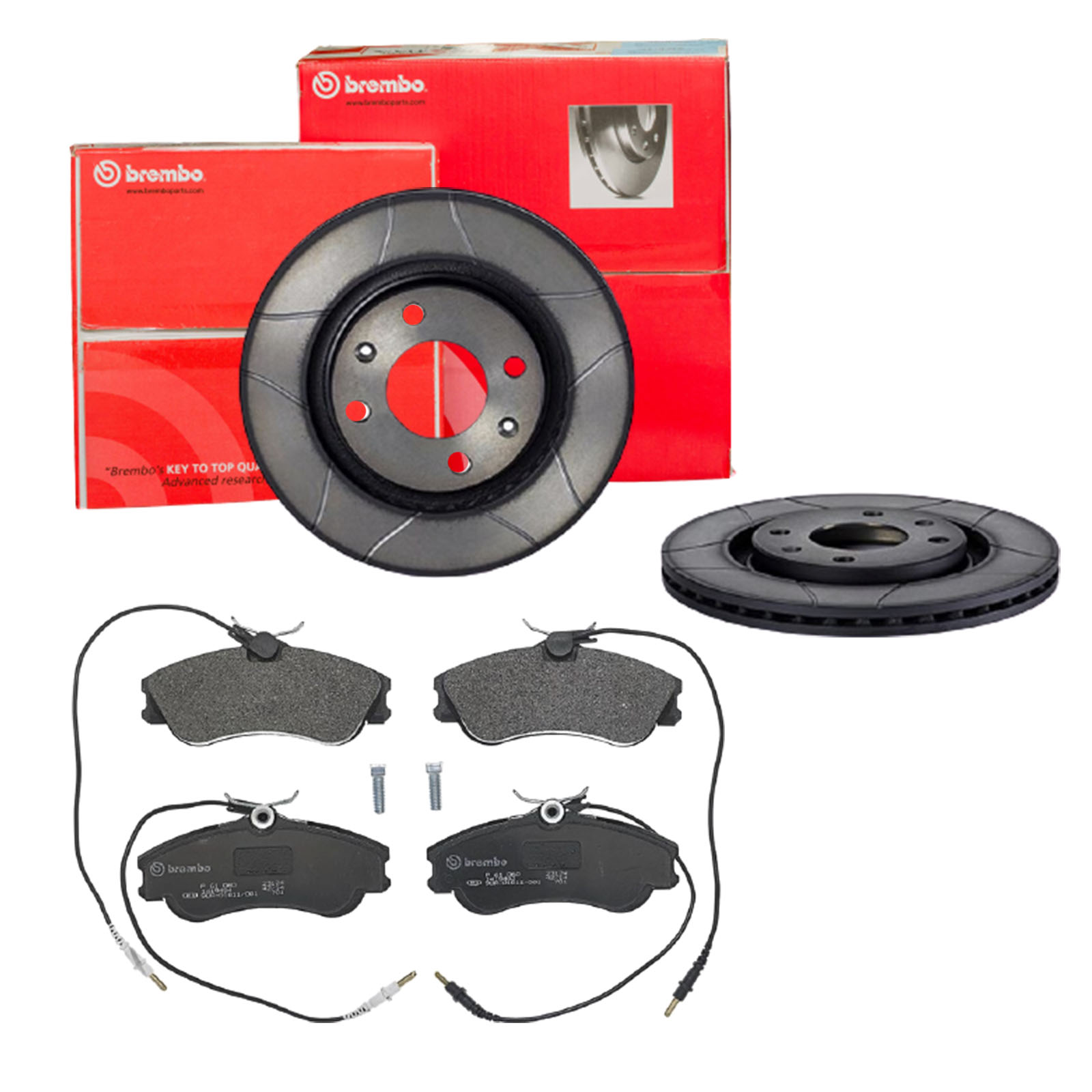 BREMBO sk8k0f0oz5 Vorderachse Geschlitzt 266mm 20mm für CITROËN PEUGEOT