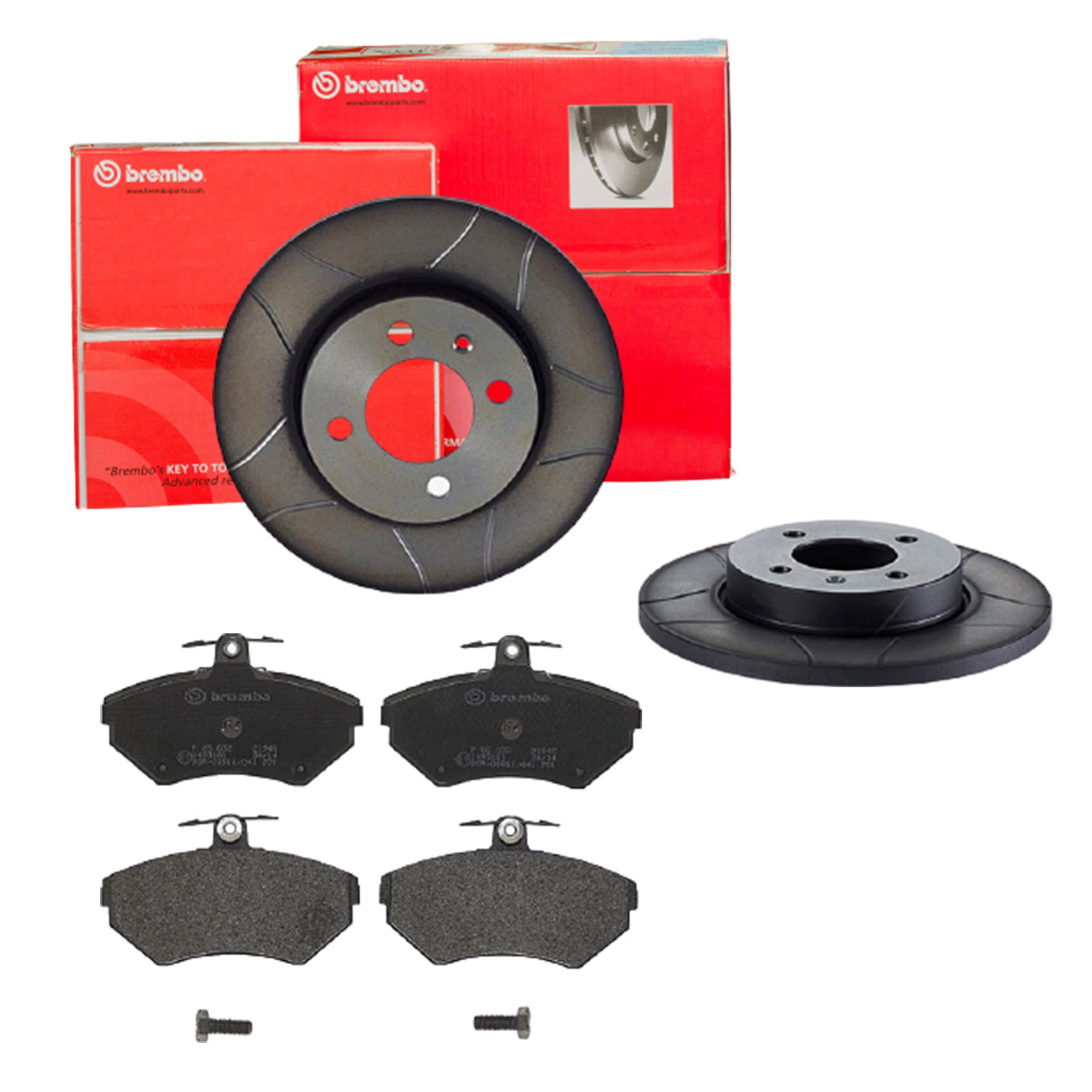 BREMBO Bremsensatz, Scheibenbremse sk8k0f0ht1 Vorderachse Geschlitzt 256mm 13mm für SEAT VW SKODA AUDI
