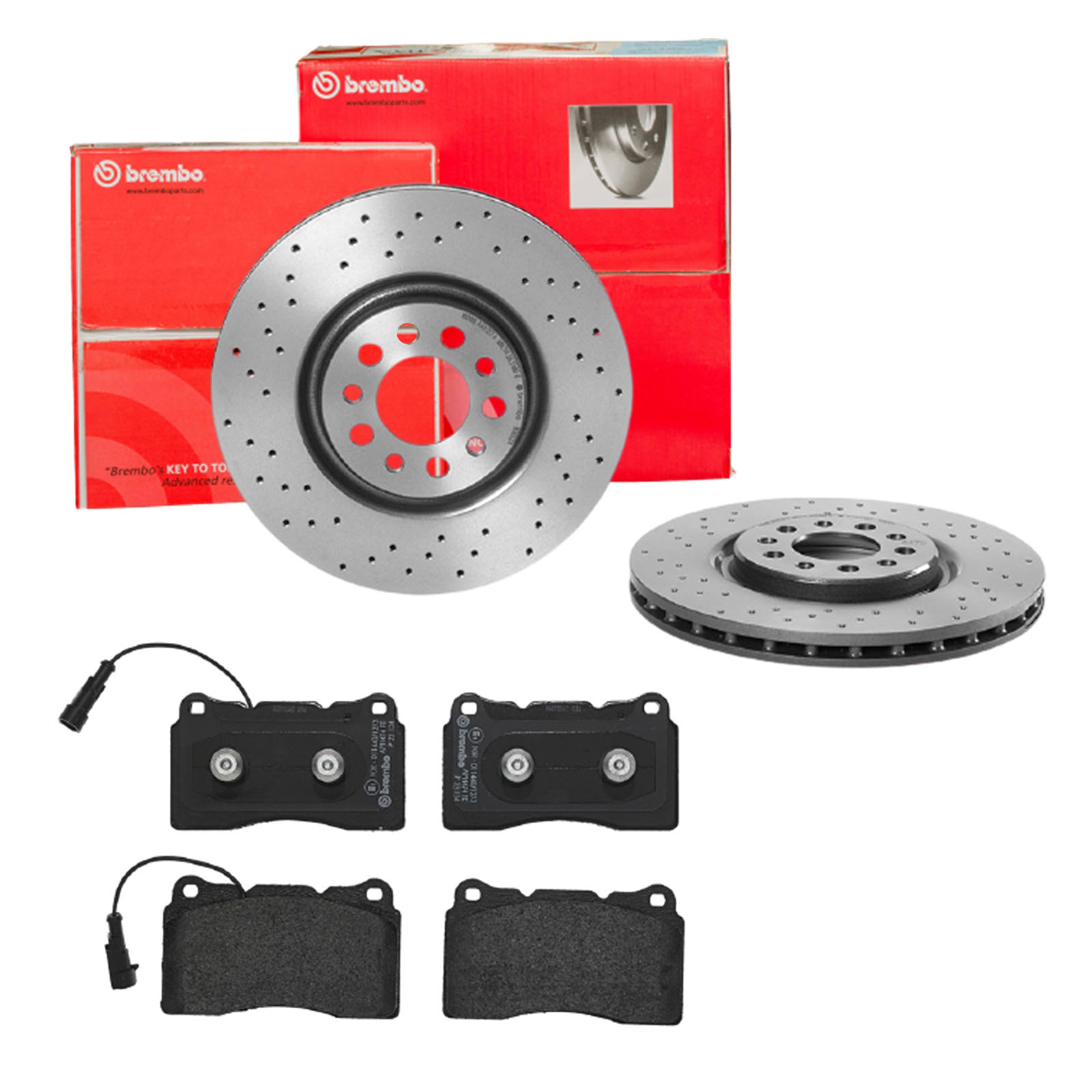 BREMBO Bremsensatz, Scheibenbremse sk8k0f0fp7 Vorderachse Gelocht/innenbel. 330mm 28mm für ALFA ROMEO JEEP (GAC FCA)