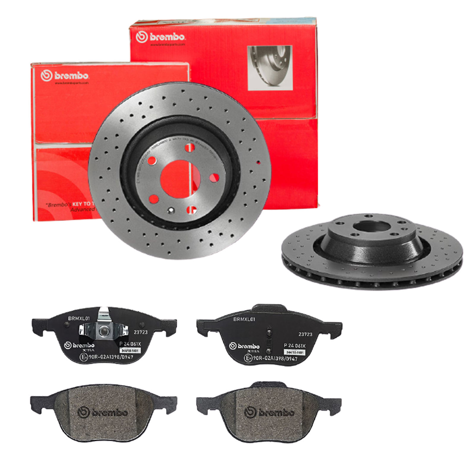 BREMBO sk8k0f0do3 Vorderachse Gelocht/innenbel. 320mm 25mm für VOLVO FORD FORD (CHANGAN) MAZDA NISSAN MITSUBISHI MAZDA (CHANGAN) FORD ASIA &