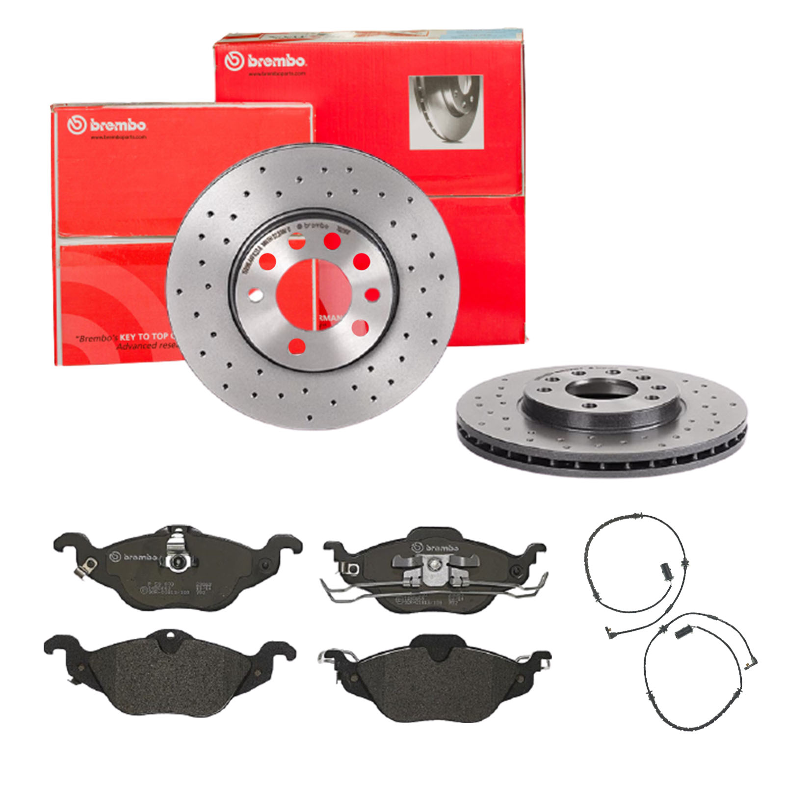 BREMBO Bremsensatz, Scheibenbremse sk8k0f0aq7 Vorderachse Gelocht/innenbel. 280mm 25mm für OPEL VAUXHALL