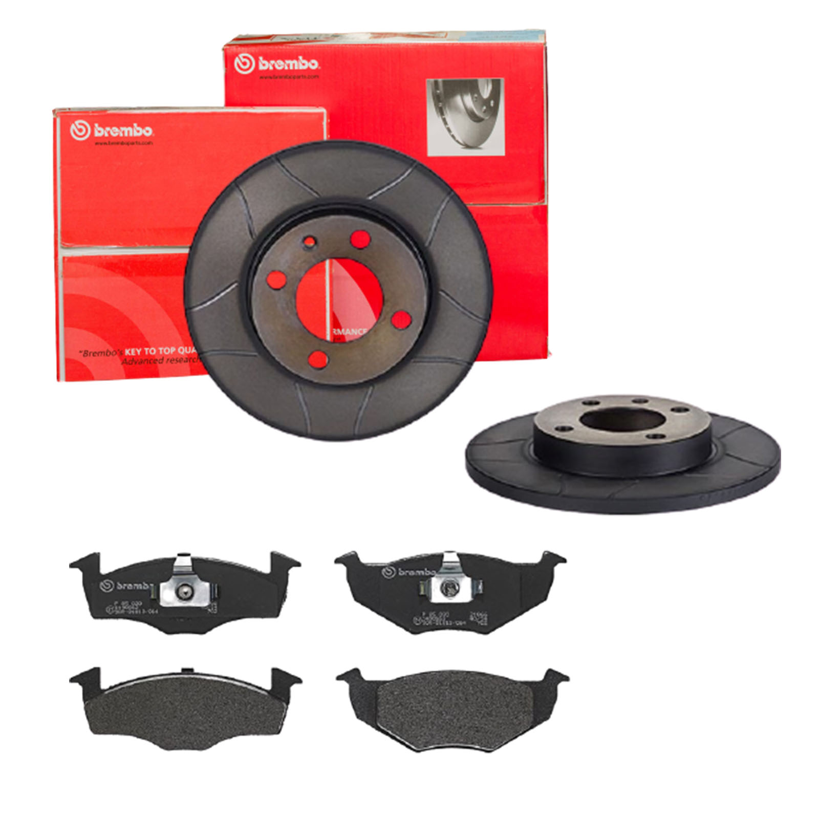 BREMBO Bremsensatz, Scheibenbremse sk8k0ezjb9 Vorderachse Geschlitzt 239mm 12mm für AUDI SEAT VW