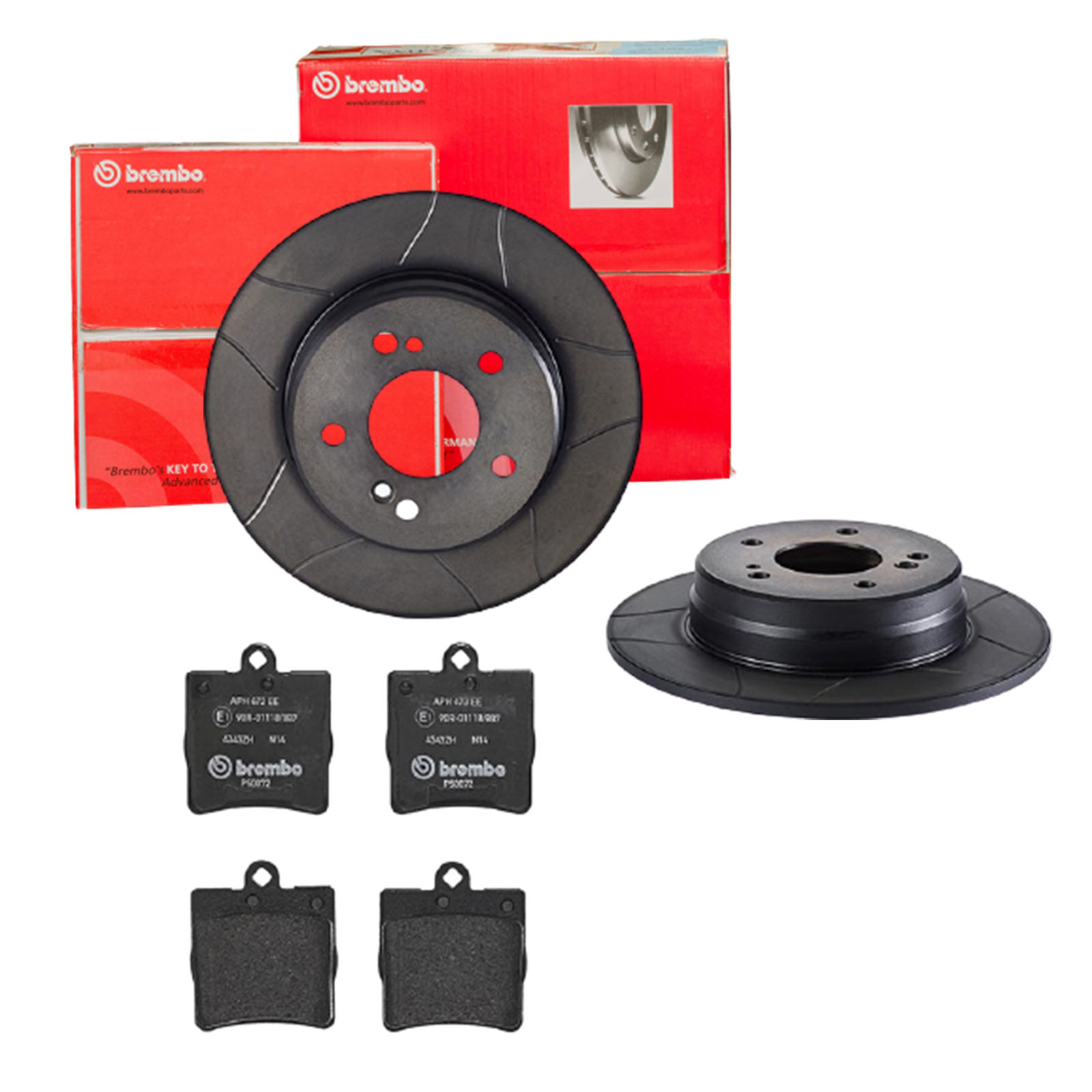 BREMBO Bremsensatz, Scheibenbremse sk8k0fa117 Hinterachse Voll 278mm 9mm für MERCEDES-BENZ CHRYSLER