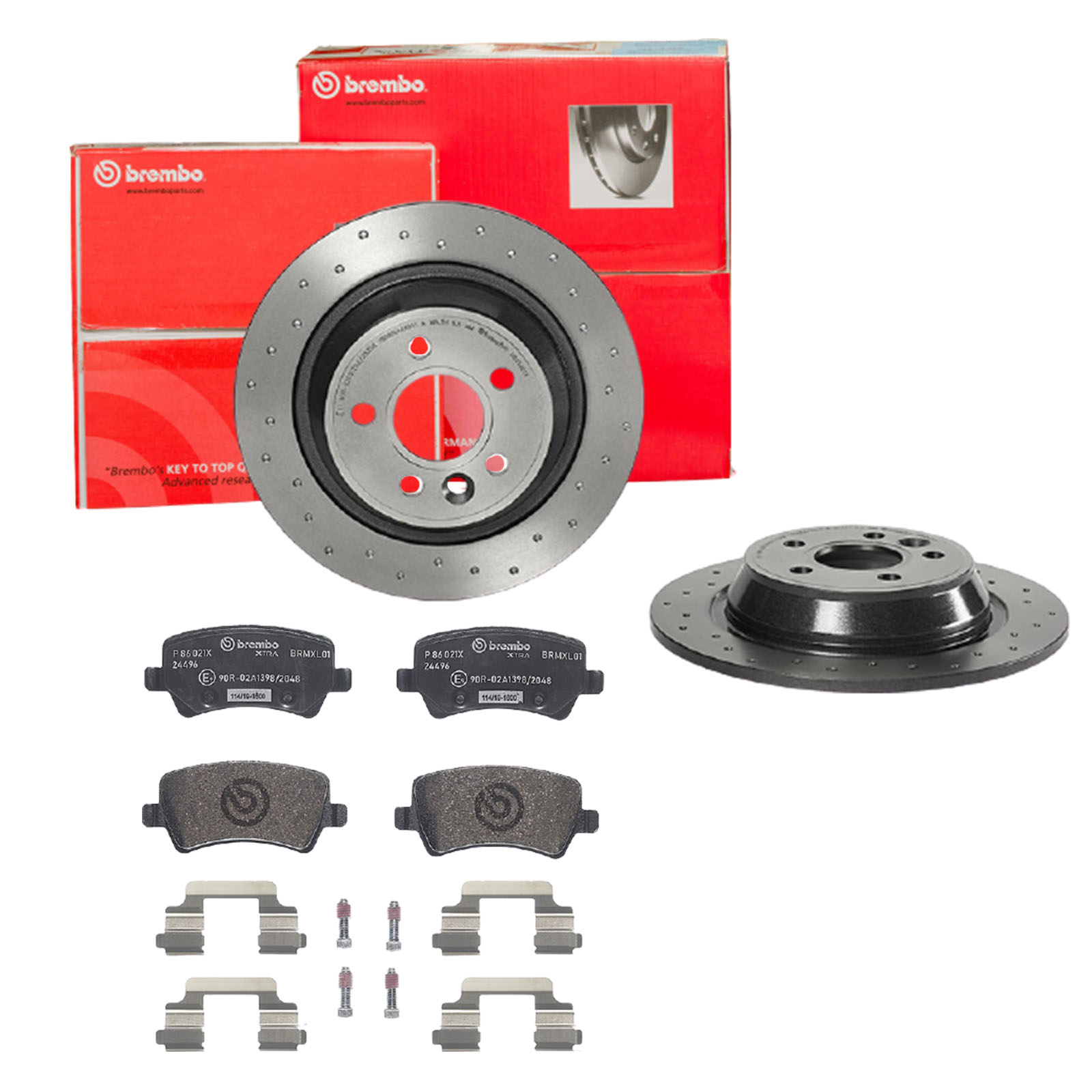 BREMBO sk8k0f9xm9 Hinterachse Gelocht 302mm 11mm für FORD FORD (CHANGAN) VOLVO LAND ROVER