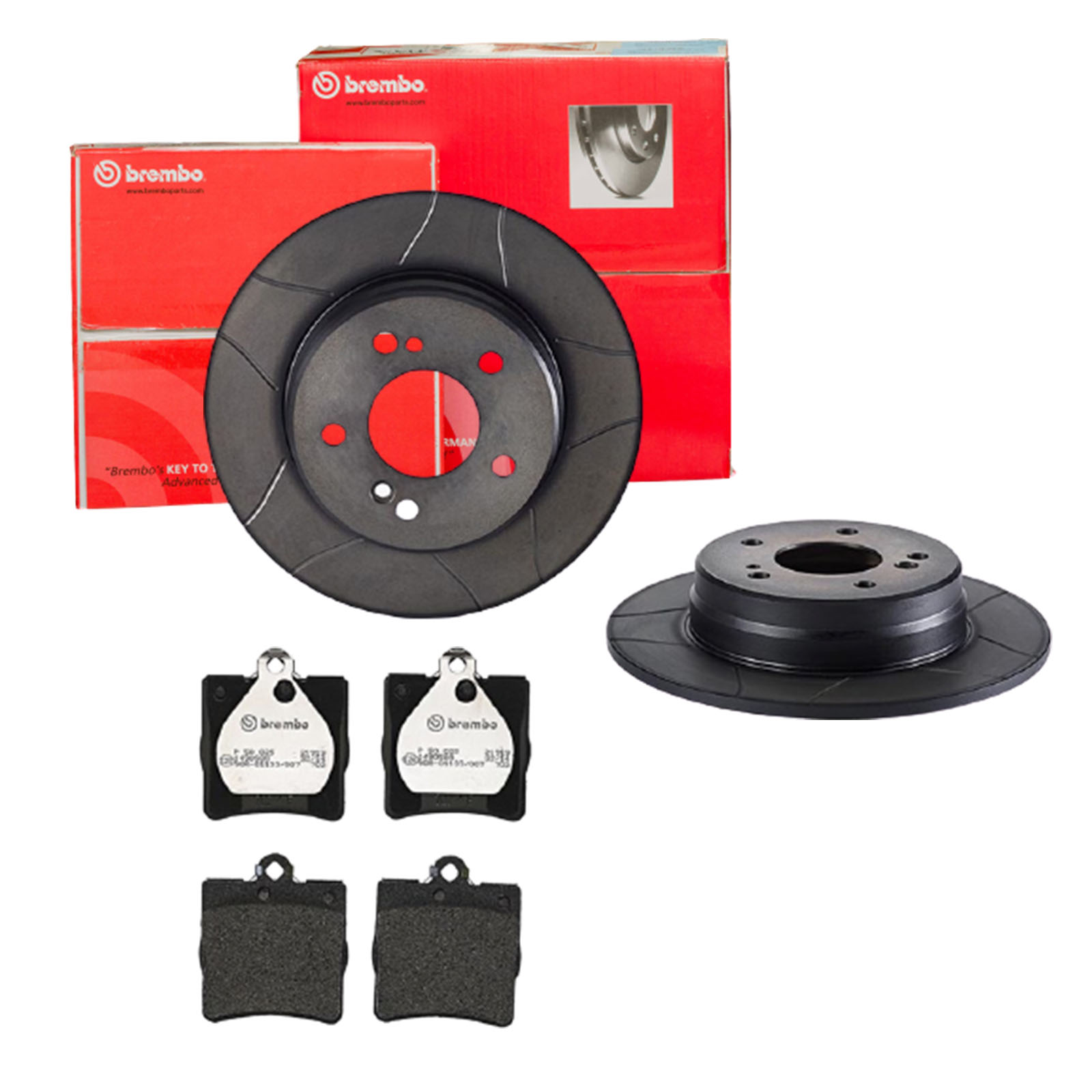 BREMBO Bremsensatz, Scheibenbremse sk8k0f99j9 Hinterachse Voll 278mm 9mm für MERCEDES-BENZ CHRYSLER
