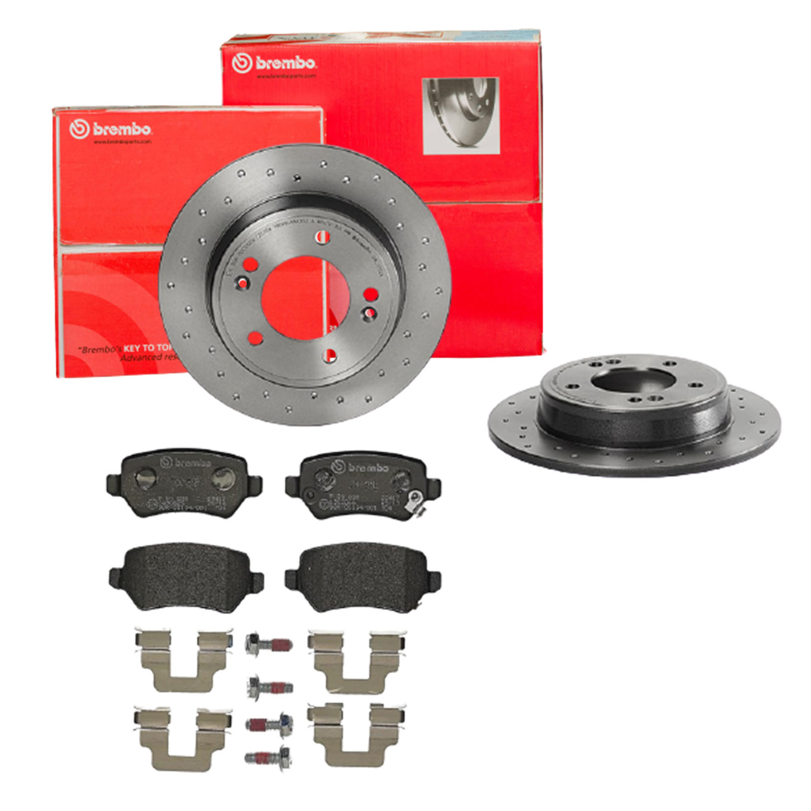 BREMBO sk8k0f97e9 Hinterachse Voll 262mm 10mm für OPEL VAUXHALL GENERAL MOTORS SATURN HYUNDAI KIA