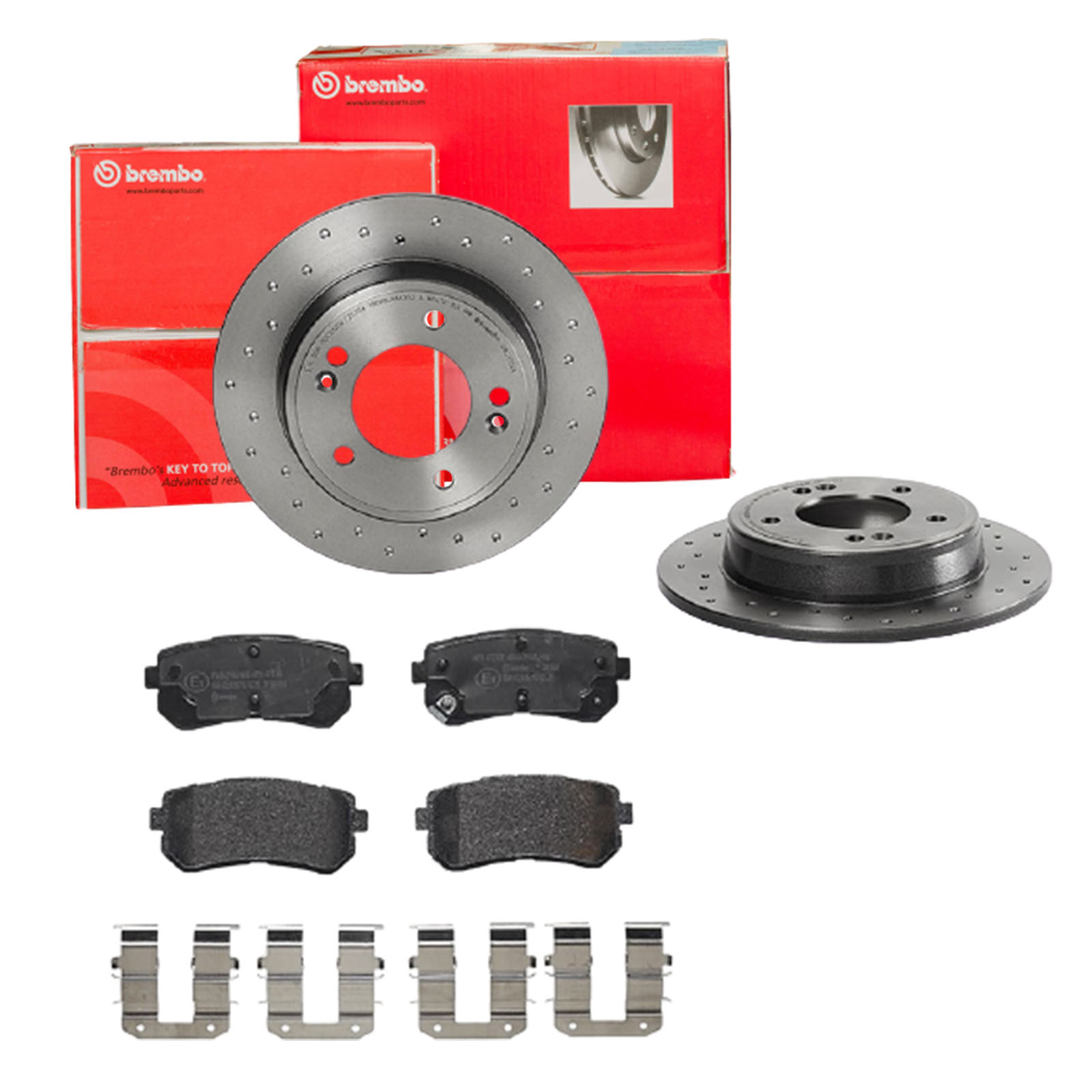 BREMBO Bremsensatz, Scheibenbremse sk8k0f8yx9 Hinterachse Voll 262mm 10mm für HYUNDAI (BEIJING) KIA HYUNDAI KIA (DYK)