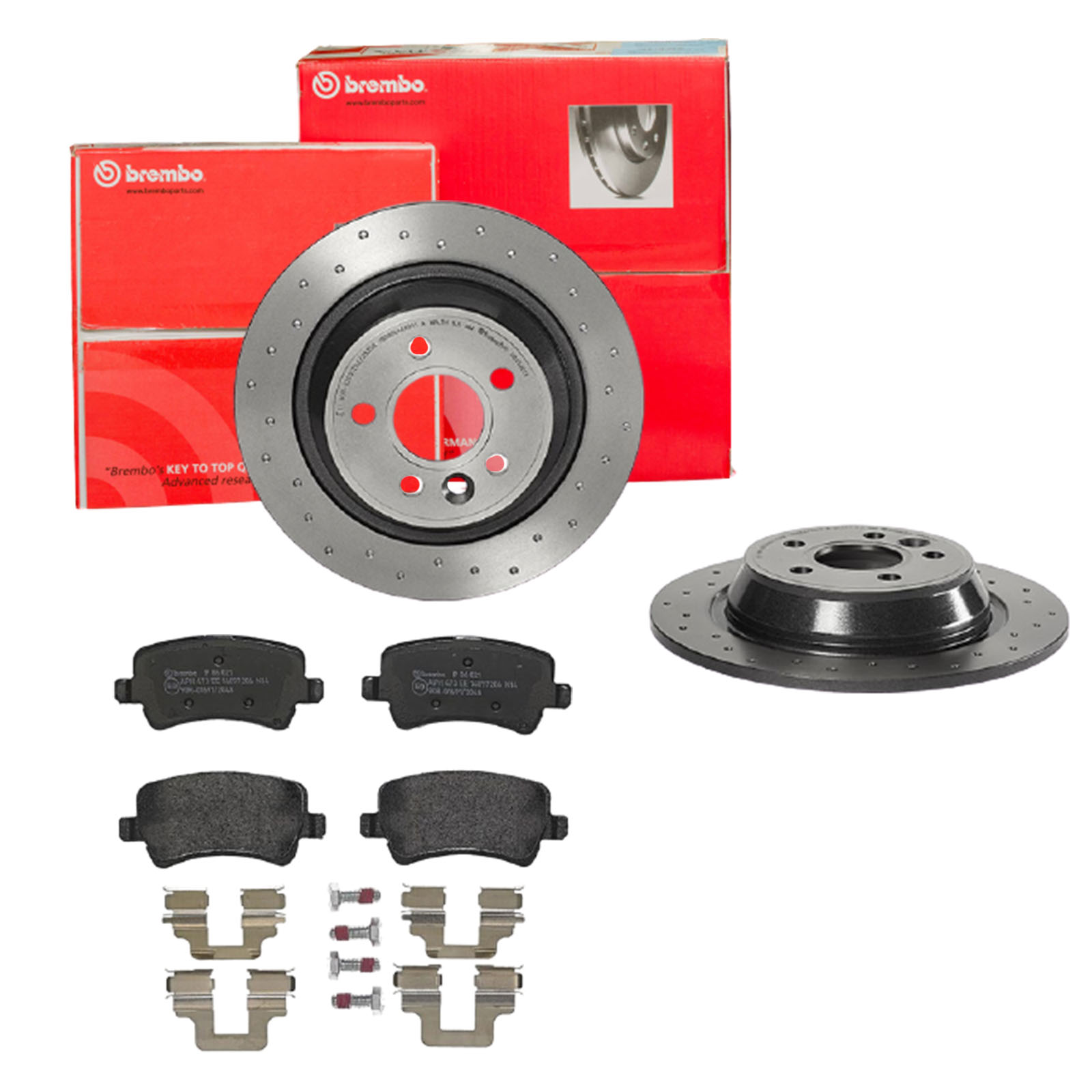 BREMBO sk8k0f8hm3 Hinterachse Gelocht 302mm 11mm für FORD FORD (CHANGAN) VOLVO LAND ROVER