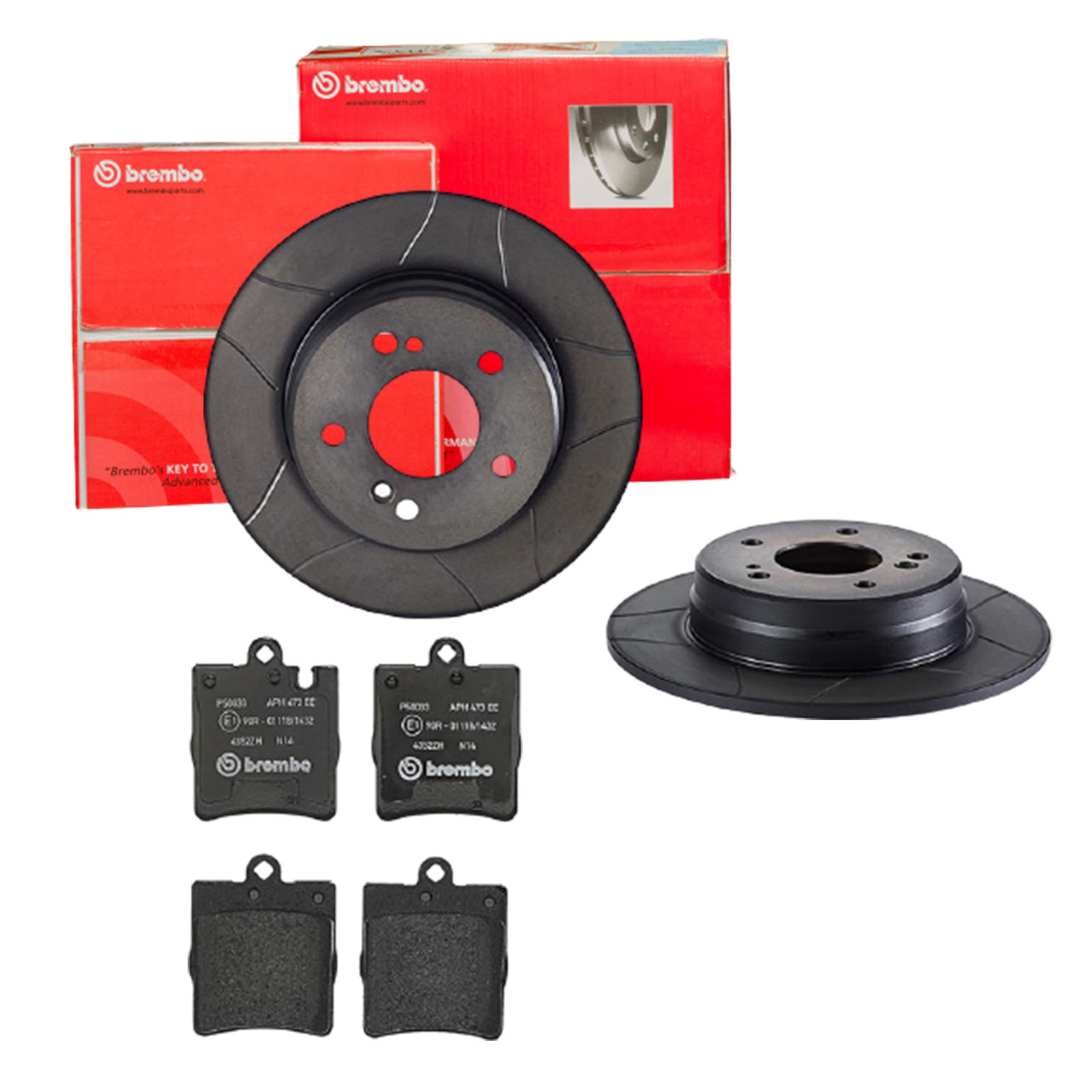 BREMBO Bremsensatz, Scheibenbremse sk8k0f7mt5 Hinterachse Voll 278mm 9mm für MERCEDES-BENZ CHRYSLER